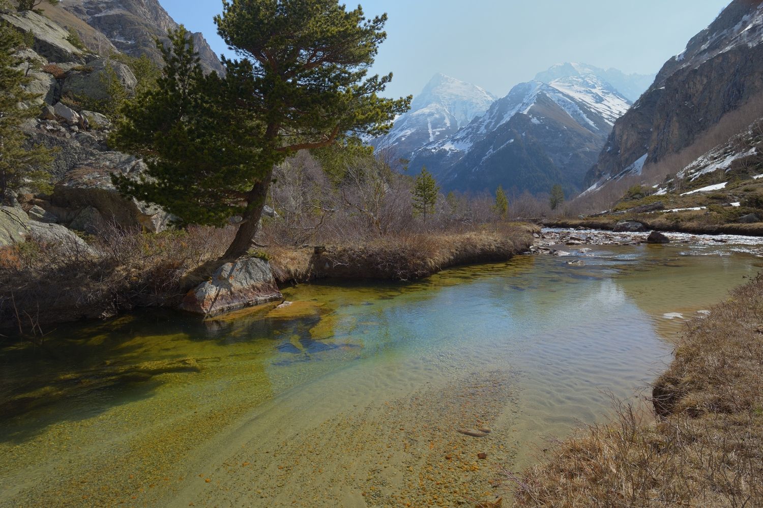 горы весна река, Александр Жарников