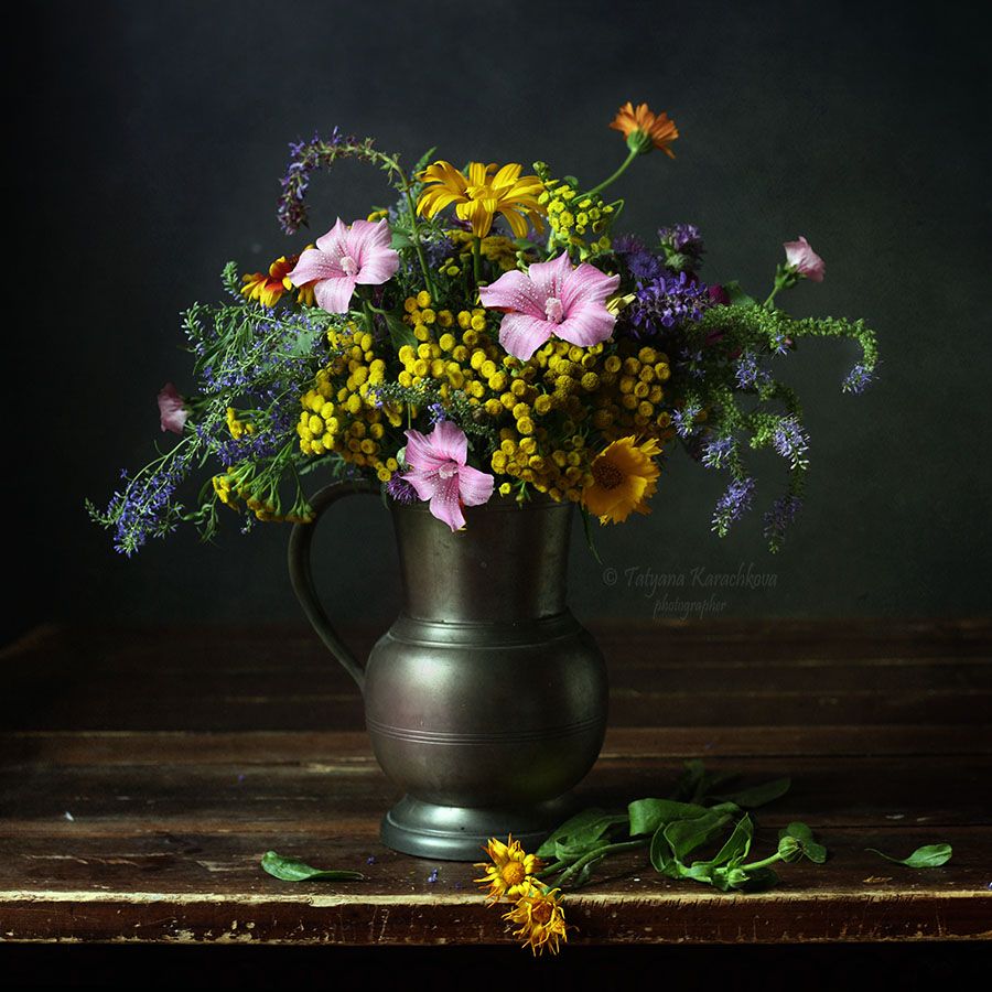 натюрморт, цветы, букет, Tatyana Karachkova