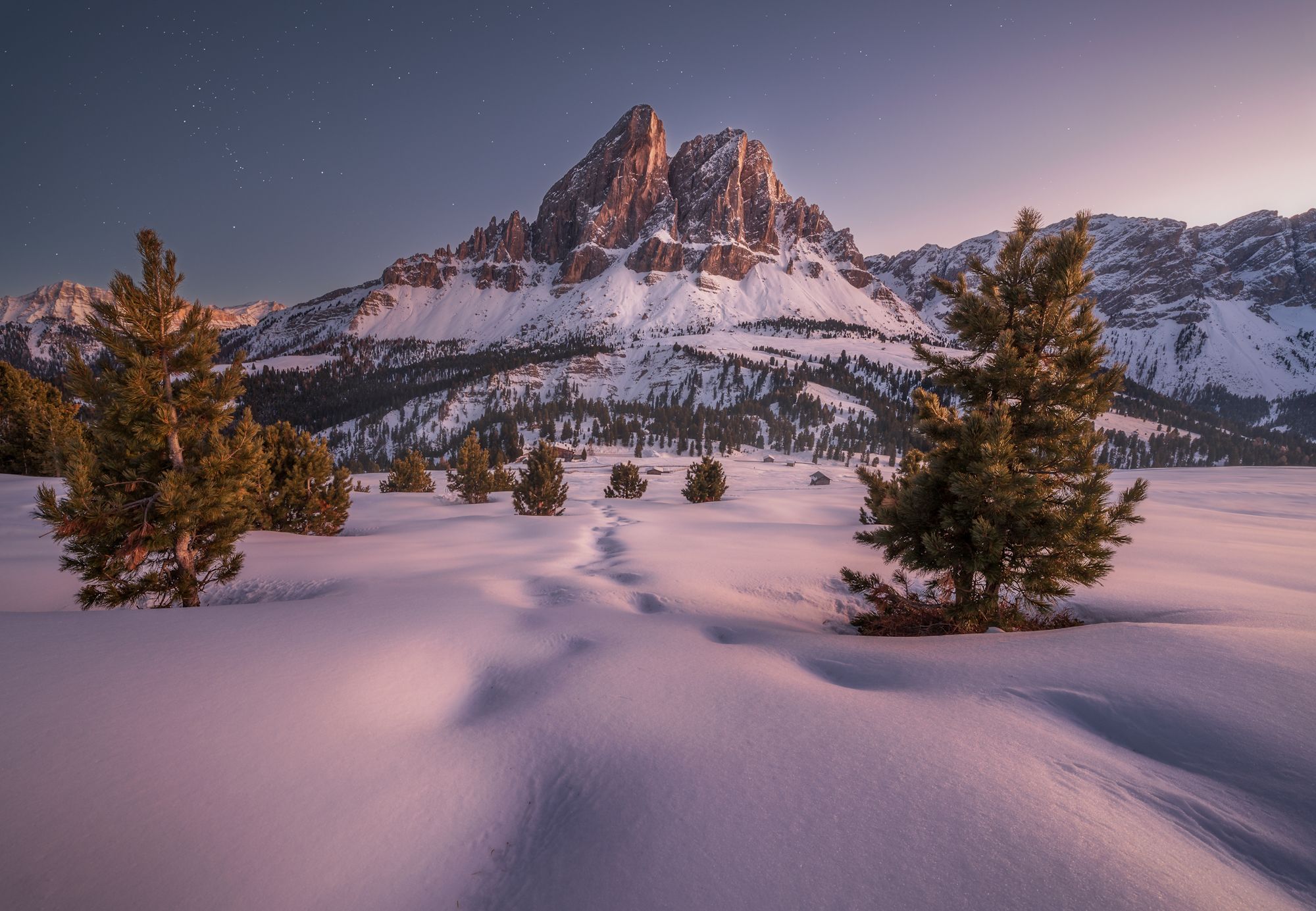 #Landscape #mountain #winter #bluehour #dolomites #italy, Stefano Balma