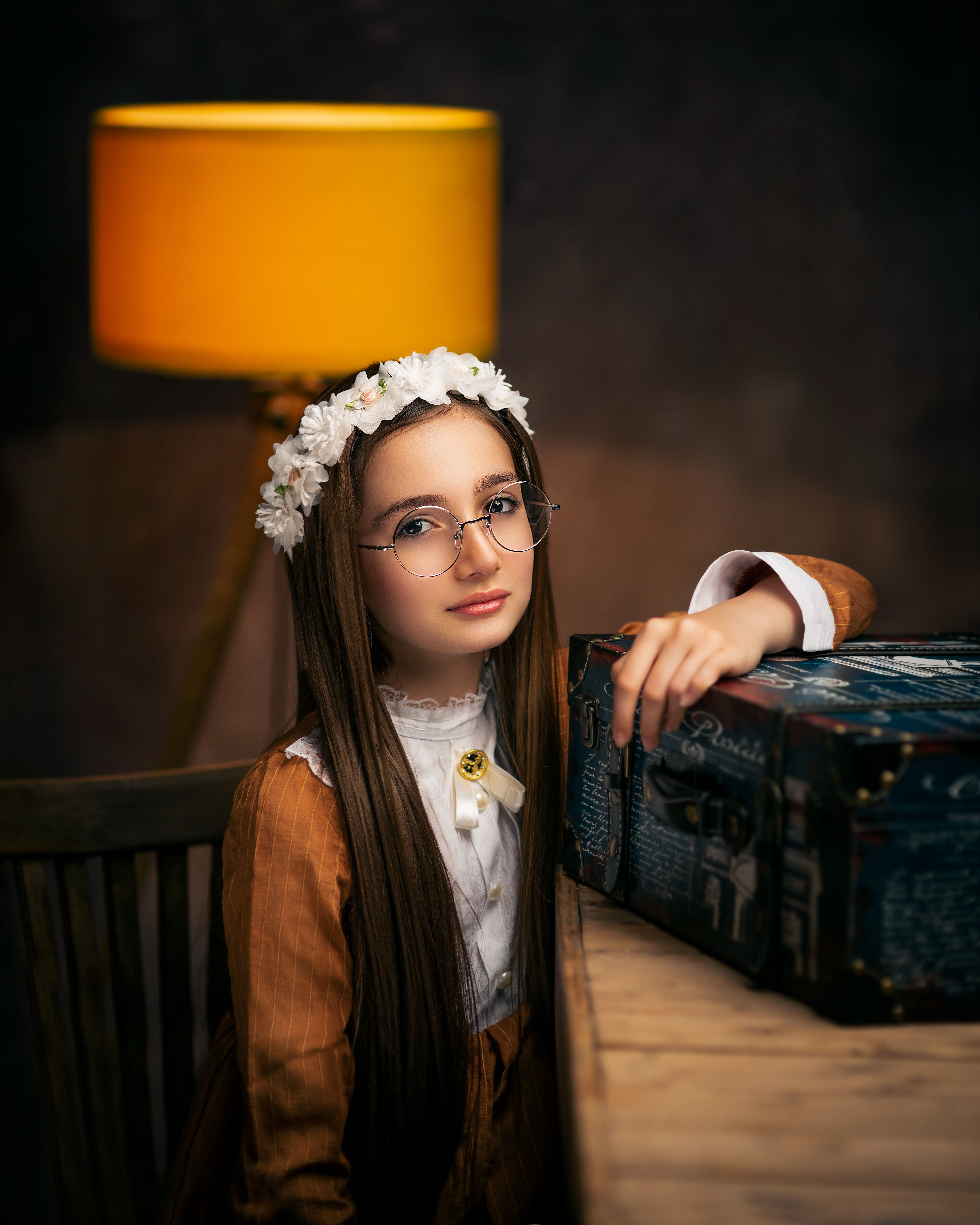 portrait, fine art, girl, child, Mehdi Taghavi