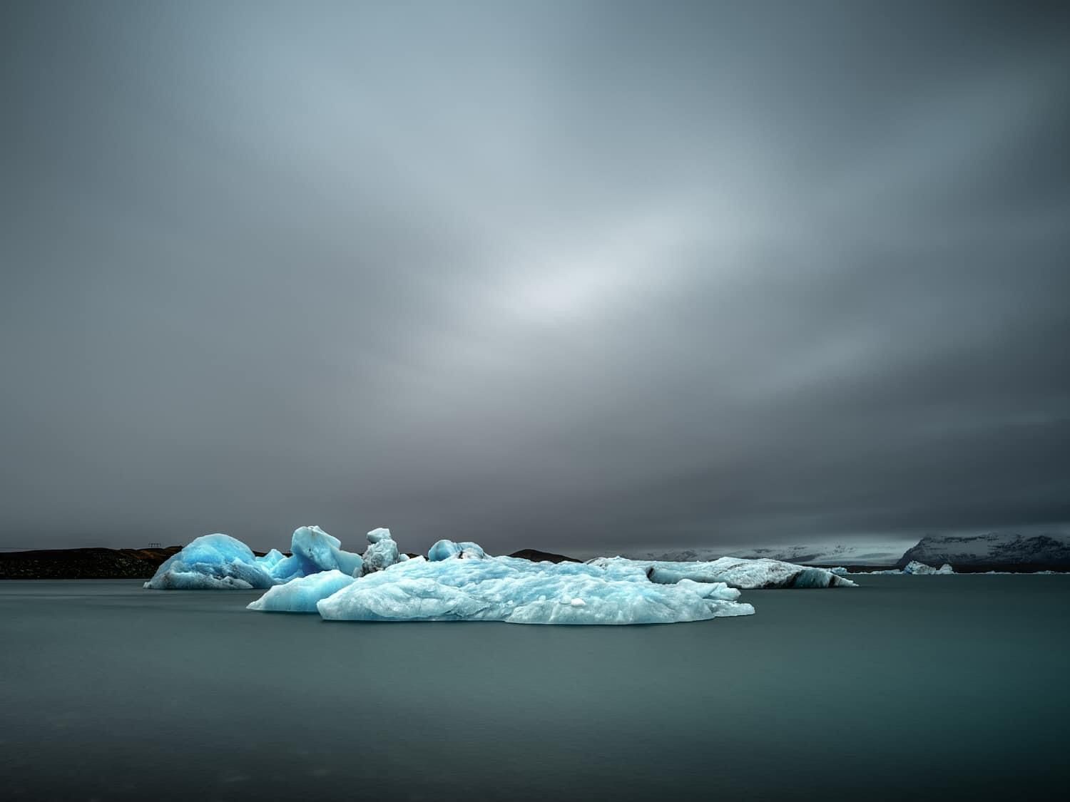 Iceland iceberg medium format phase one long exposure , Felix Ostapenko