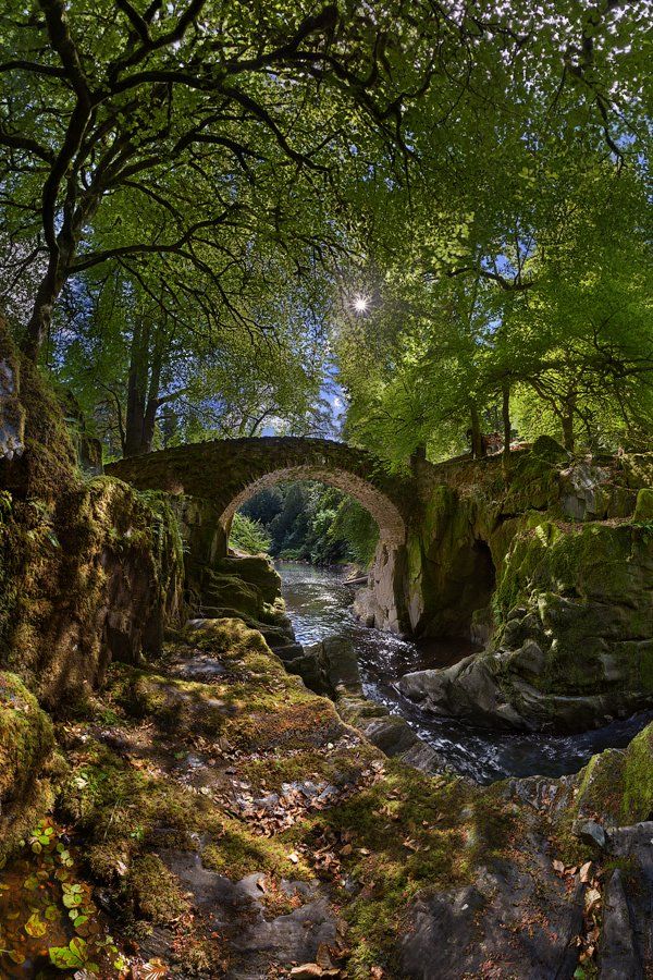 , old bridge, perthshire, scotland, старый мост, шотландия, Alex Darkside