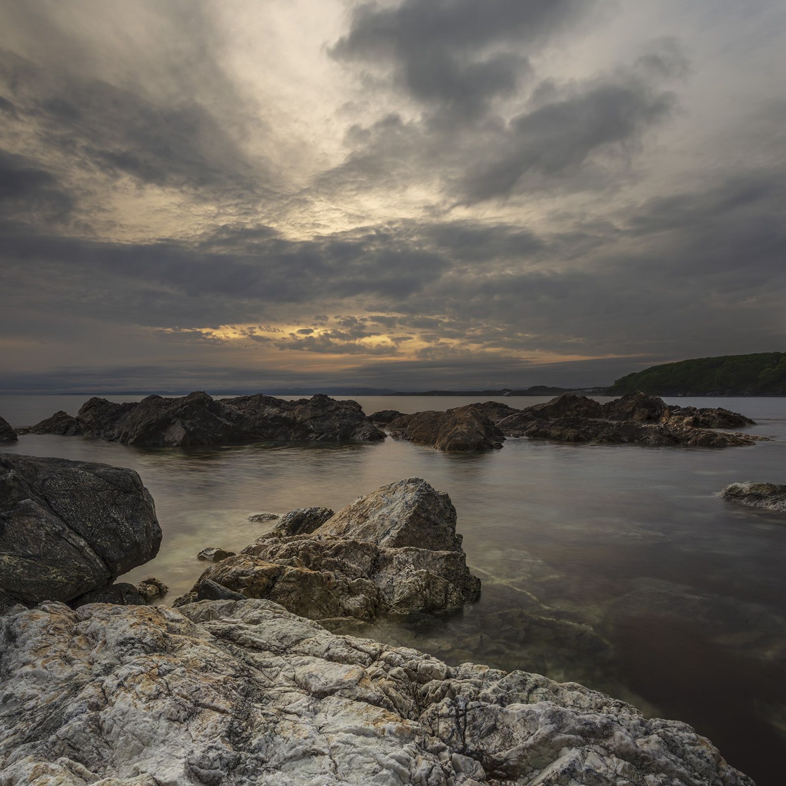 море,закат, облака, Кузнецов Александр