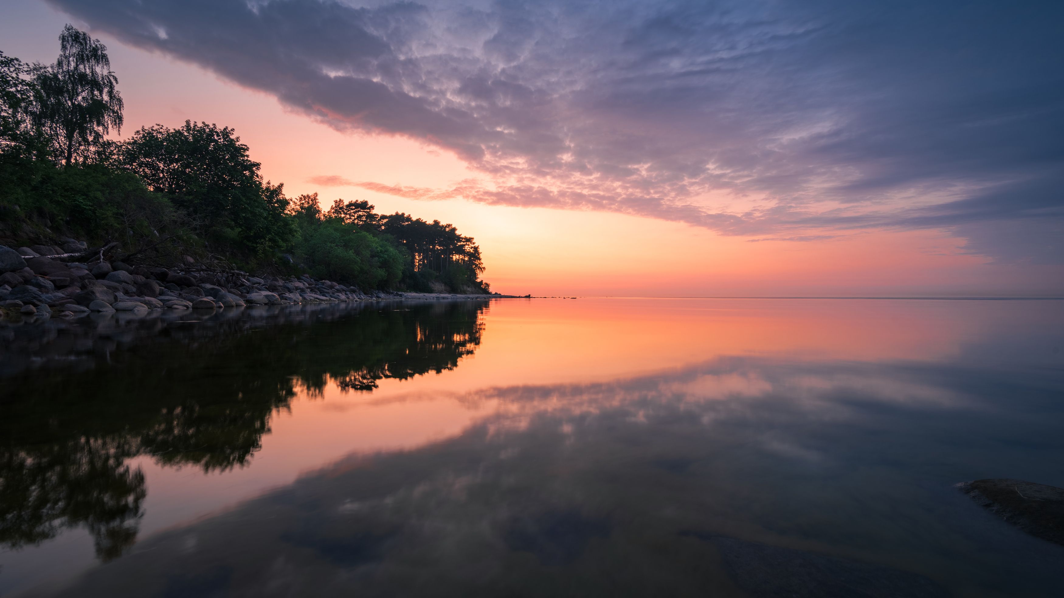 закат, балтийское море, отражение, Popoff Dmitry
