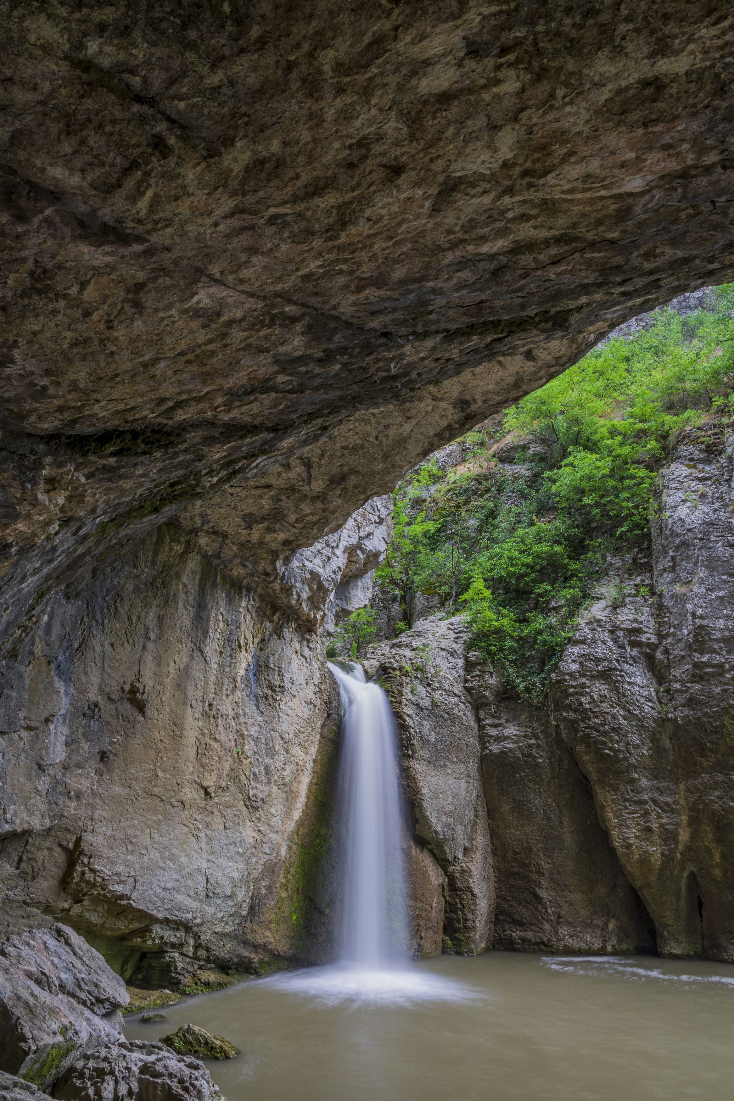 waterfall nature landscapes , viktor demidov