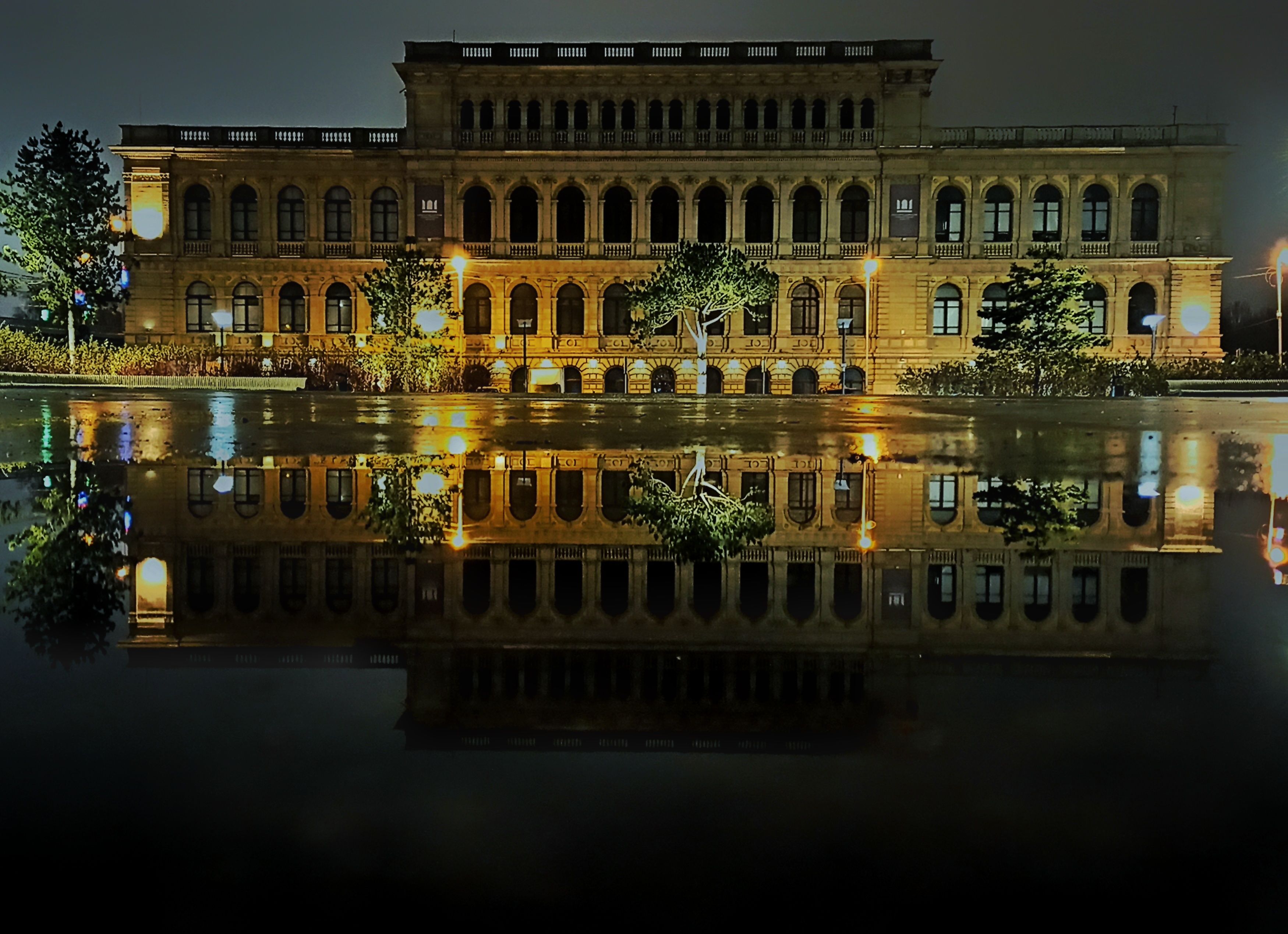 калининград, kënigsberg, архитектура, ночь, город, отражение, reflection, Жигульский Сергей