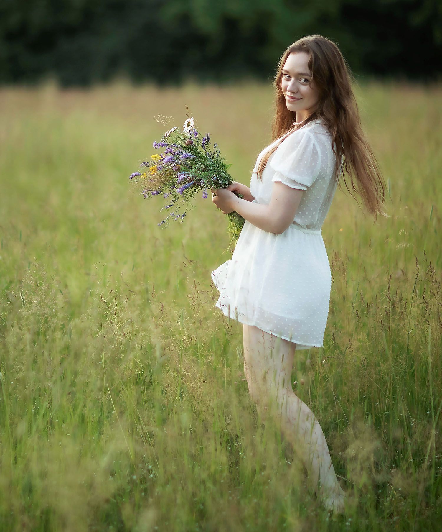 девушка,цветы,лето,поле, природа,настроение, girl, beautiful, summer, stories, flowers, nature, Юлия Стукалова