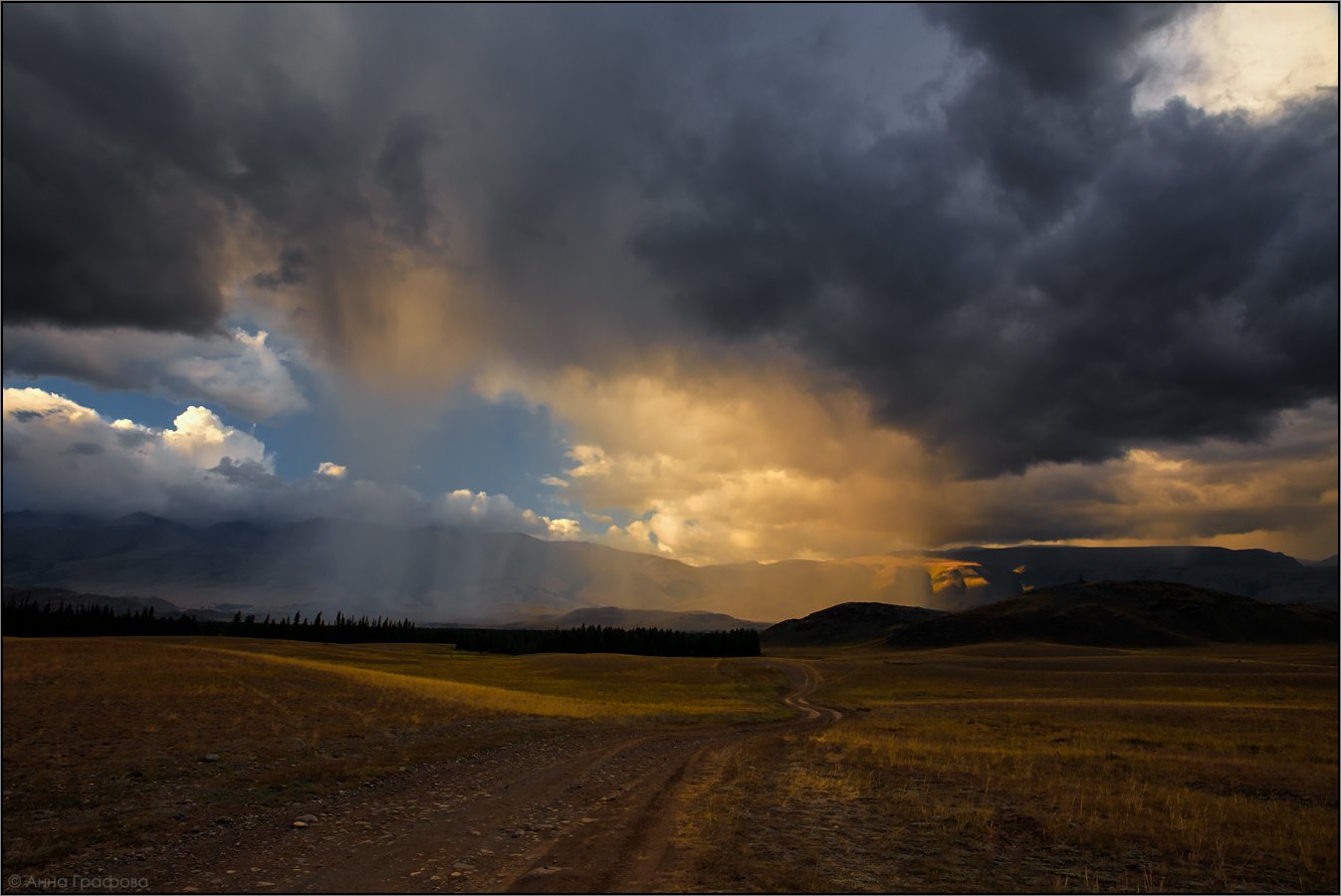 Алтай, Аня графова, Горный алтай, Горы, Курайская степь, Туча, Аня Графова