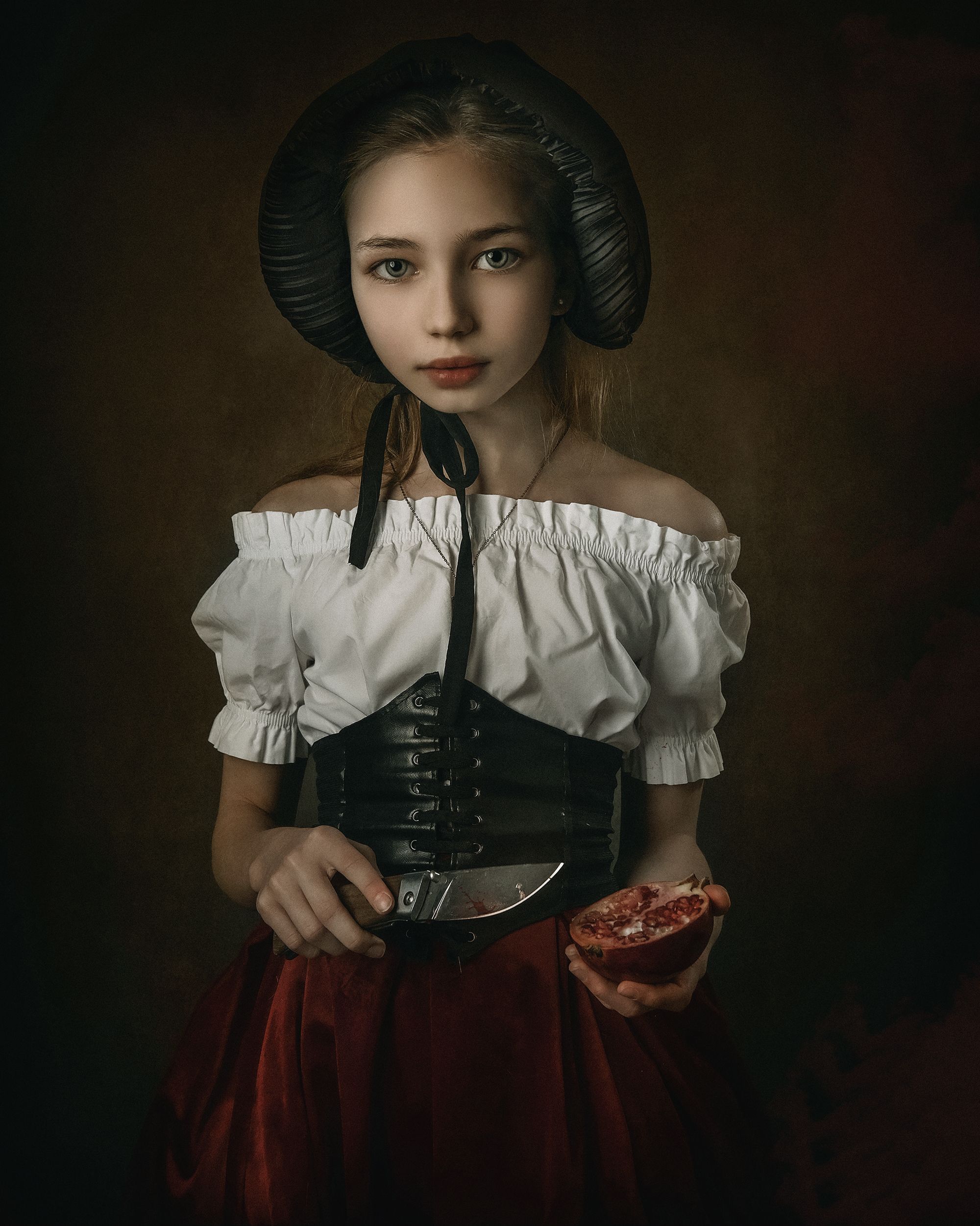 красная шапочка, детский портрет, фотограф, файнарт, художественный портрет, драма, Aleksandr Shvedov