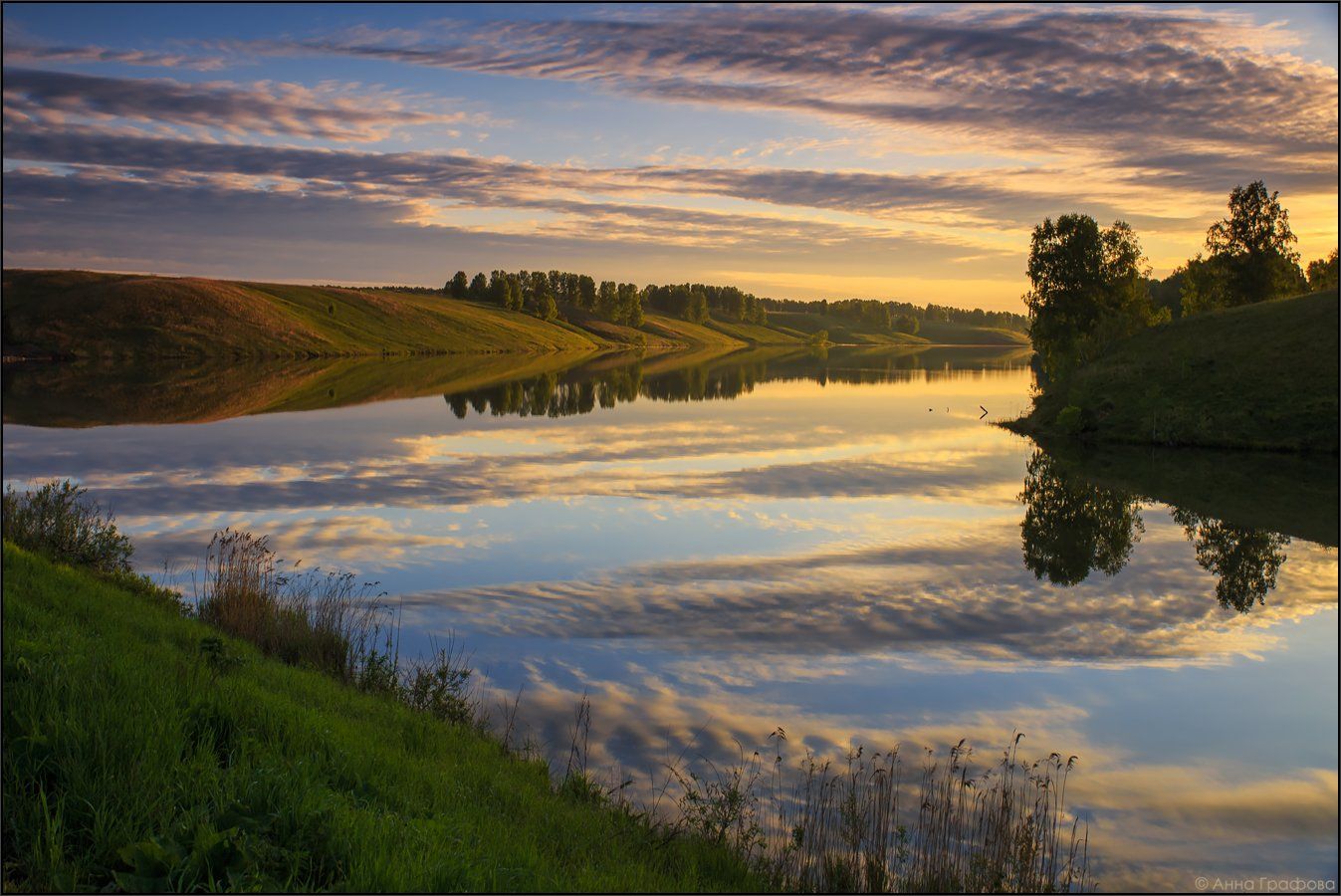 Аня графова, Лето, М52, Нсо, Пруд, Утро, Аня Графова