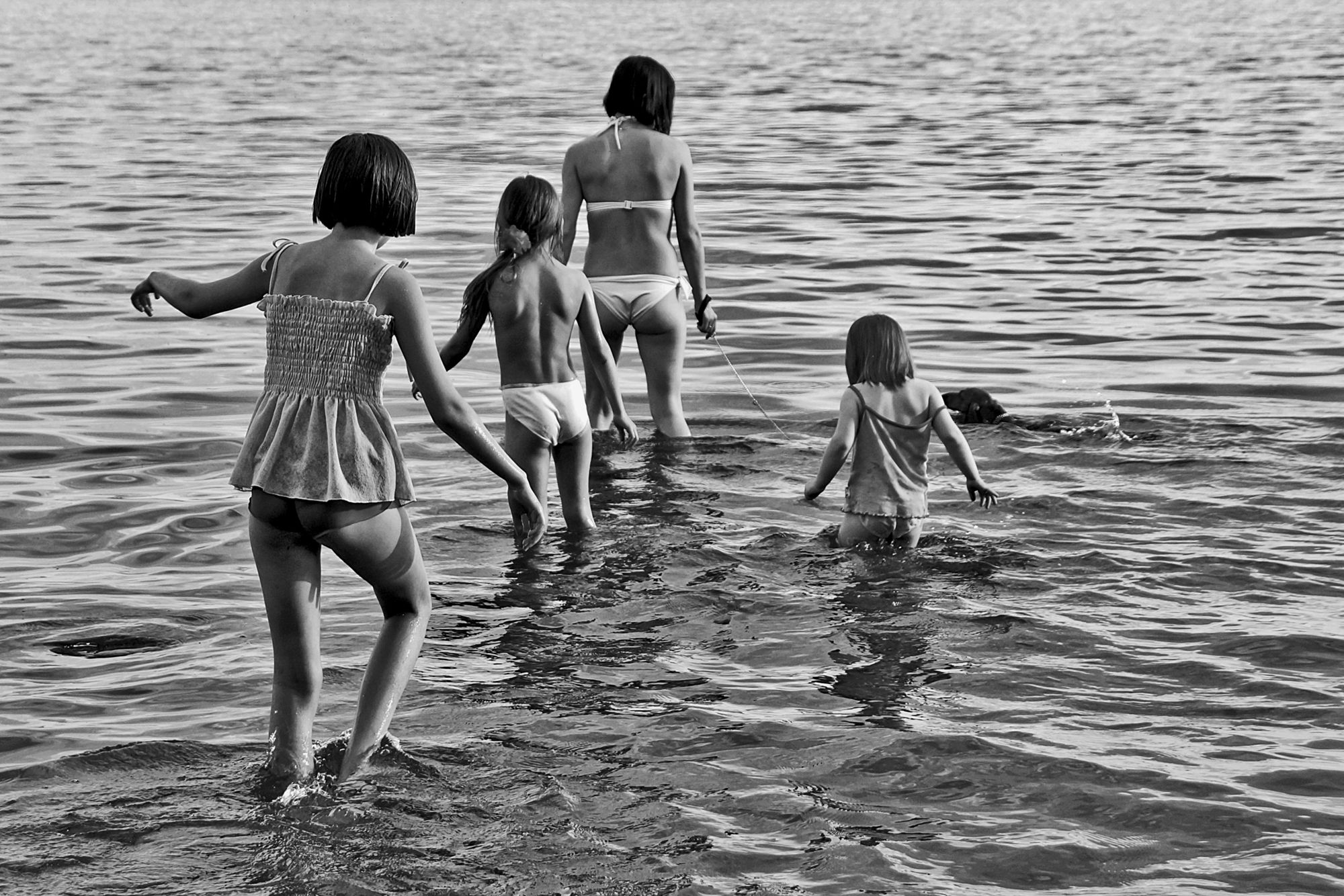 озеро, лето, девушки, купаться, апатиты, Николай Смоляк