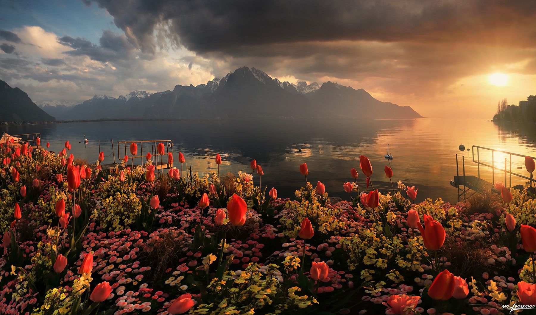 swiss,швейцария,весна,montreux, Матвеев Николай