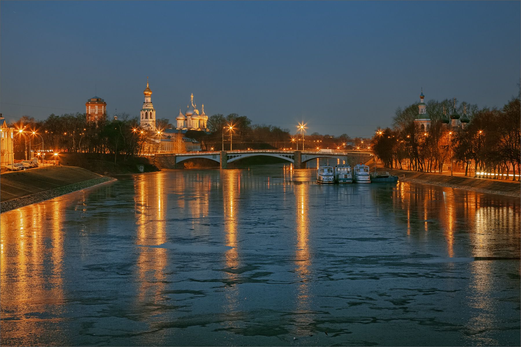 пейзаж, город, архитектура, река, вологда, александр никитинский, Никитинский Александр