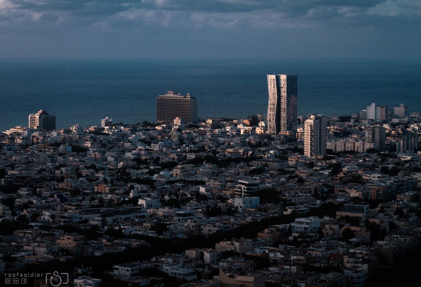 Tel aviv, Israel, city, urban, architecture, cityscape, street, above, structure, skyscraper, modern, sea, ocean, Голубев Алексей