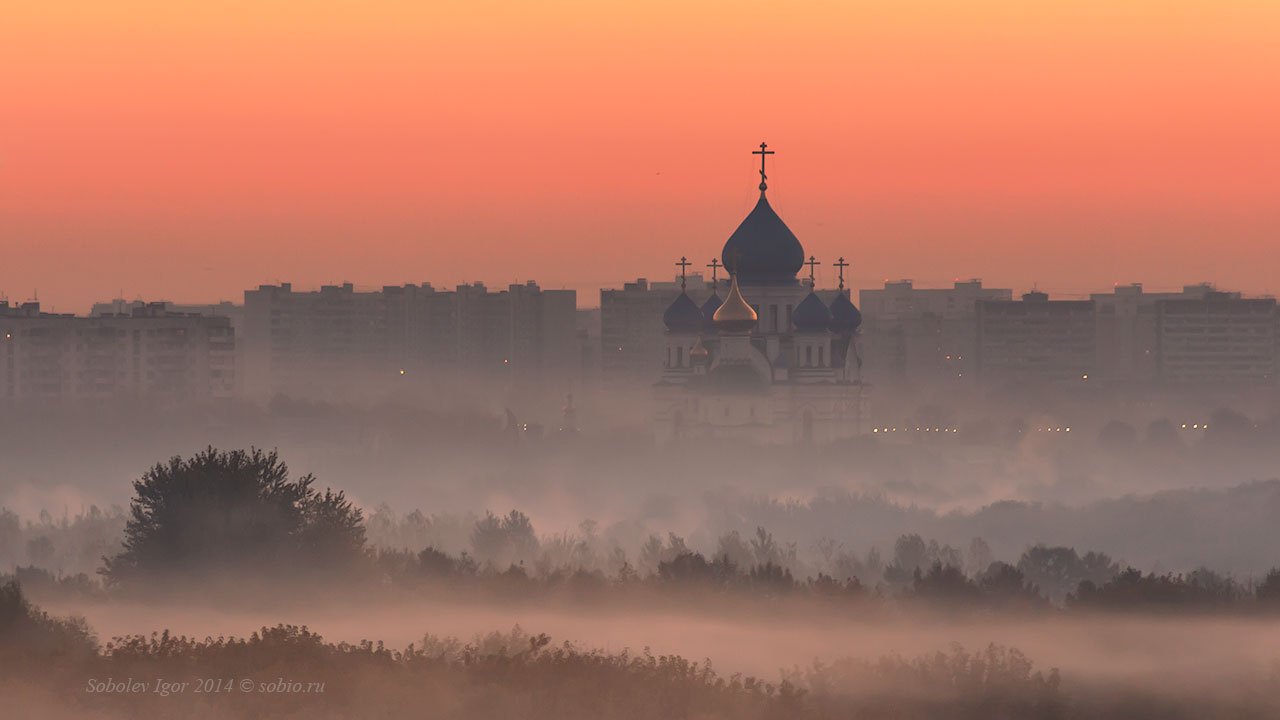 колменское, москва, николо-перервинский монастырь, утро, Соболев Игорь