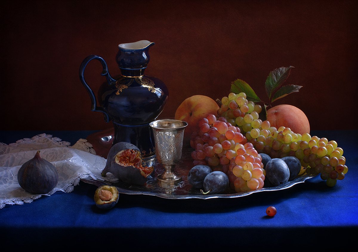виноград, натюрморт, фрукты, Elena