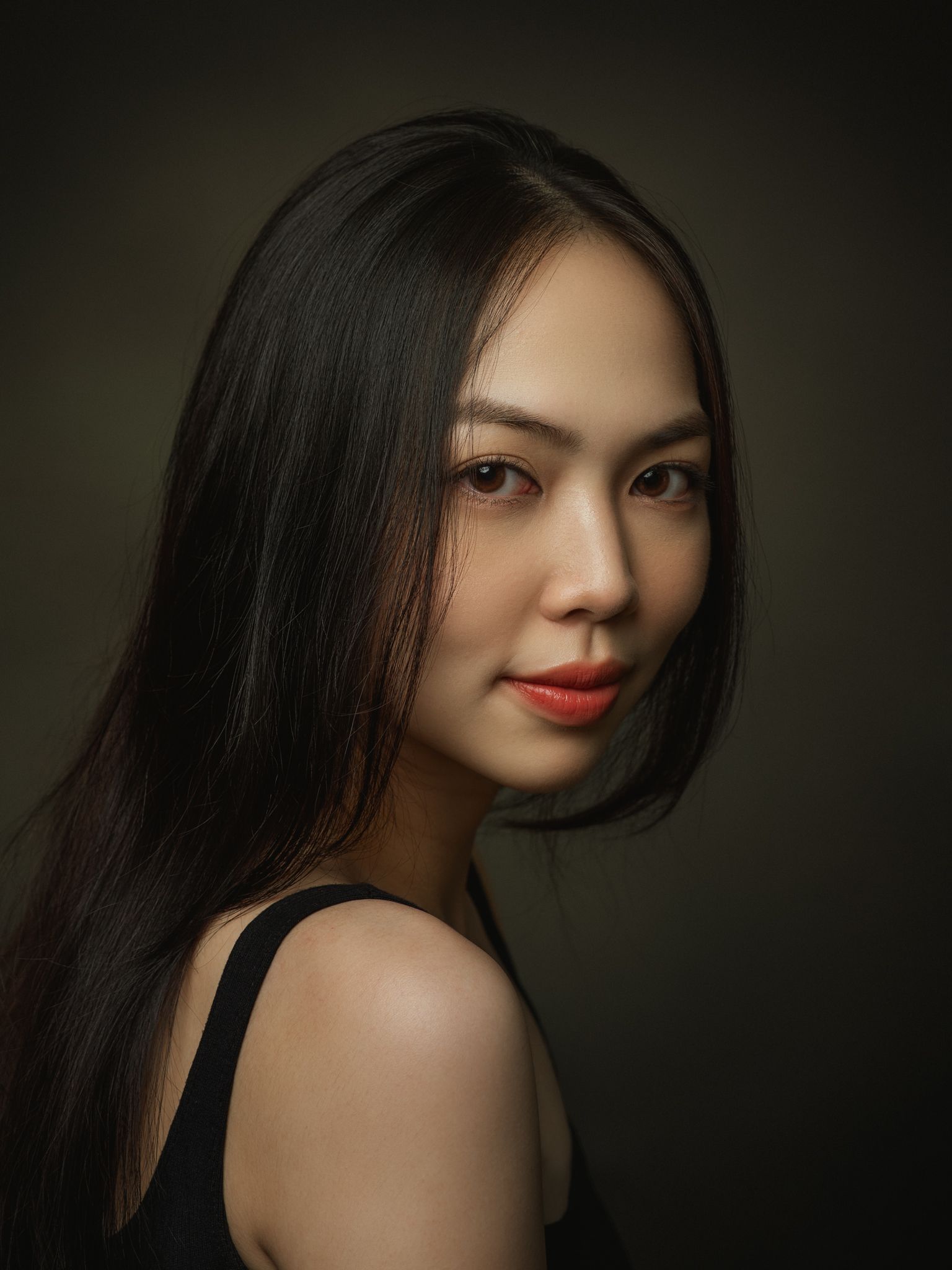 asian, vietnam, vietnamese, portrait, face, young, women, female, studio, Nguyen Hoang Viet