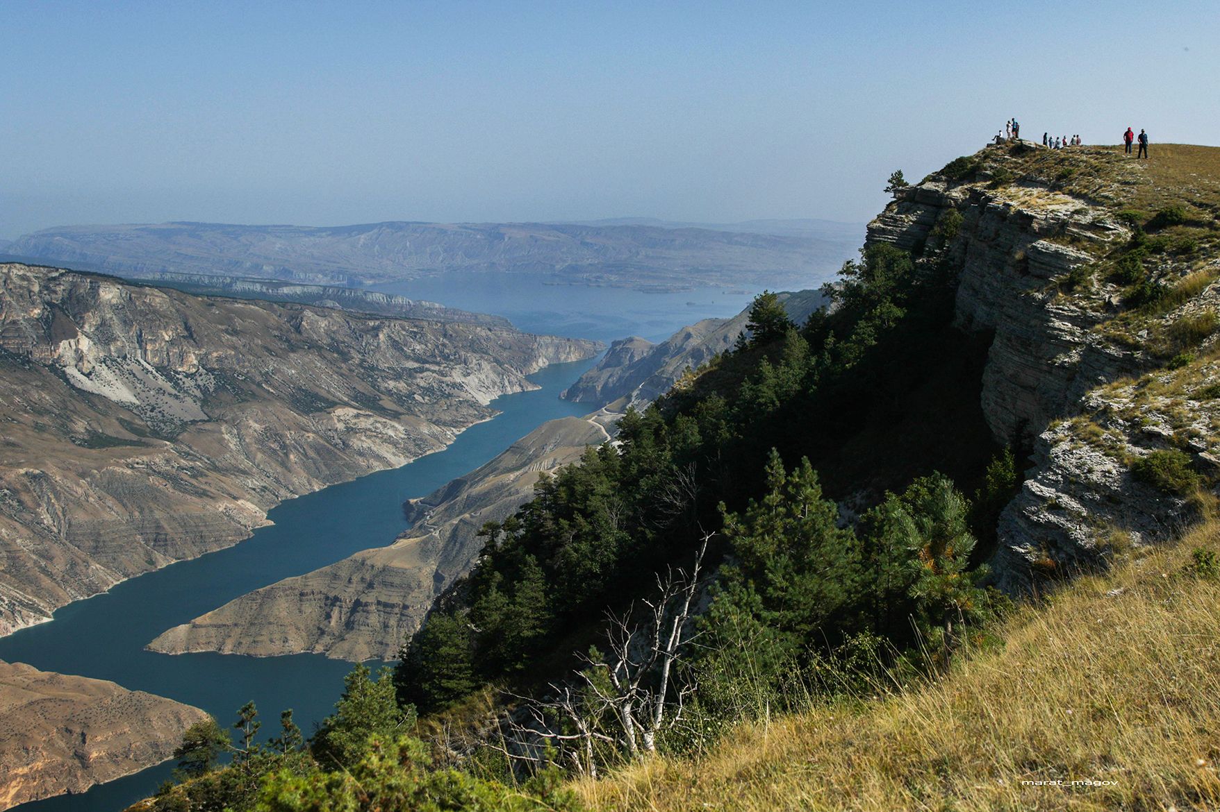 Сулакский каньон водохранилище