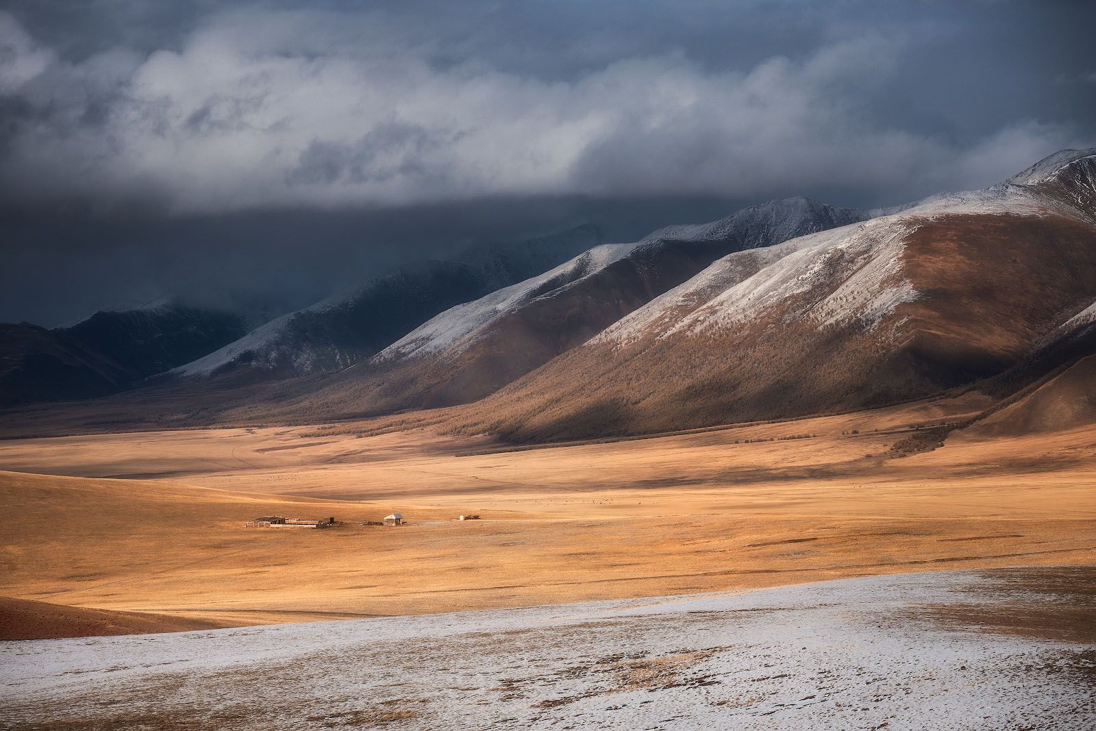 altay, autumn, winter, october, cold, topview, aerial, landscape, Алексей Вымятнин