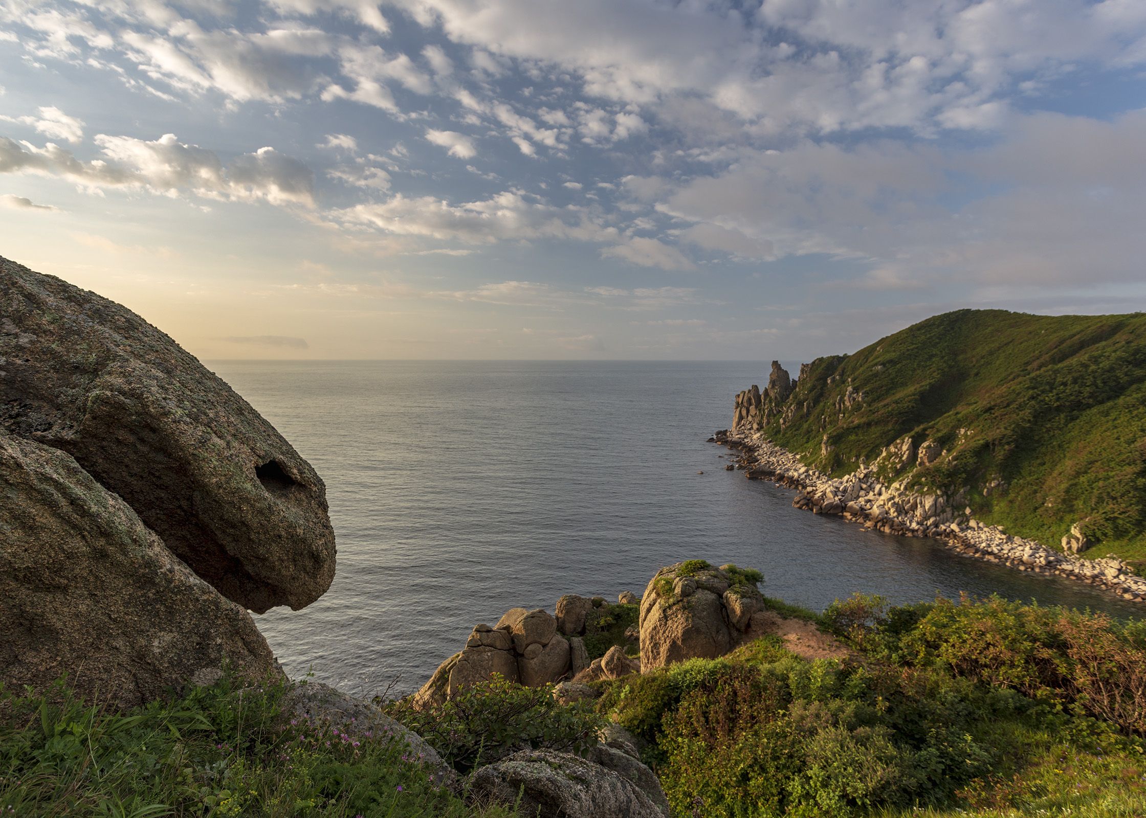 море, скалы, облака, ALEKSANDR KUZNETSOV