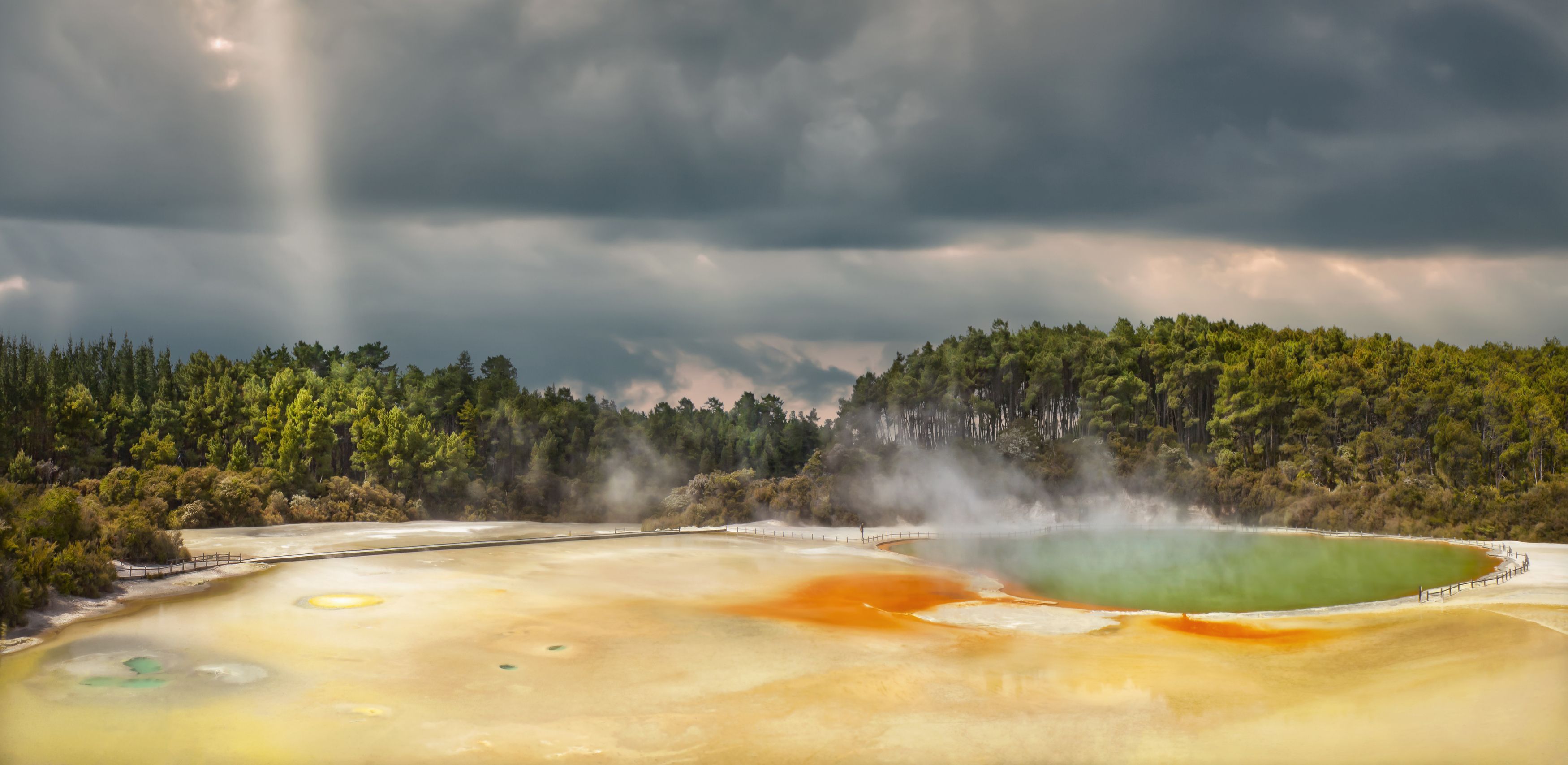 champagne pool, wai-o-tapu, new zealand, новая зеландия, вай-о-тапу, озеро шампанского, Андрей Чабров