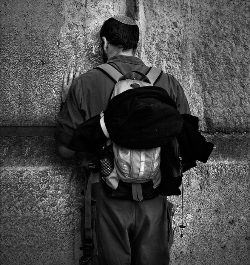 иерусалим, старый город, стена плача, солдат, цахал, молитва, защитник, Maxim_Shamota