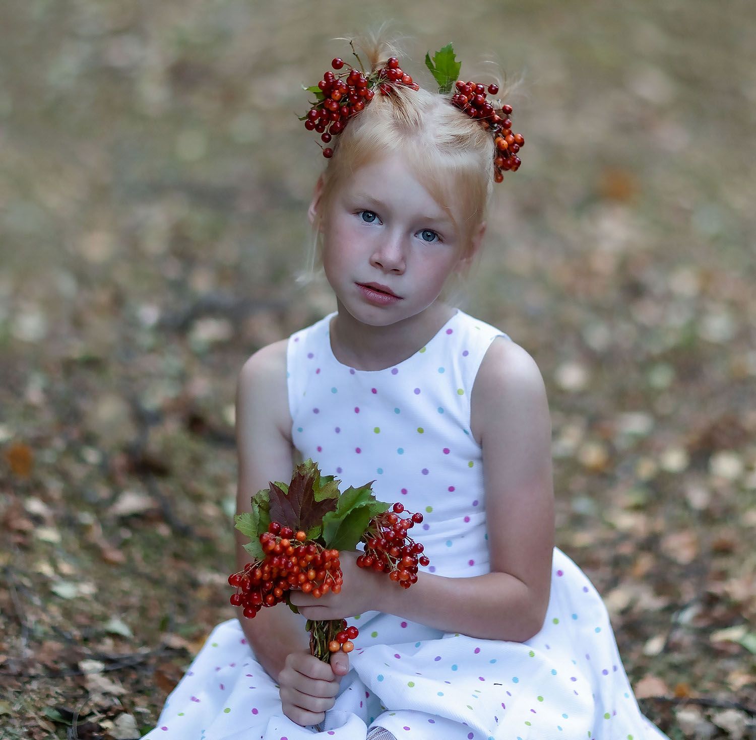 девочка,ягоды,калина,портрет,красота, пленэр, child, girlie, beautiful, portrait, berries, nature, Yulia Stukalova