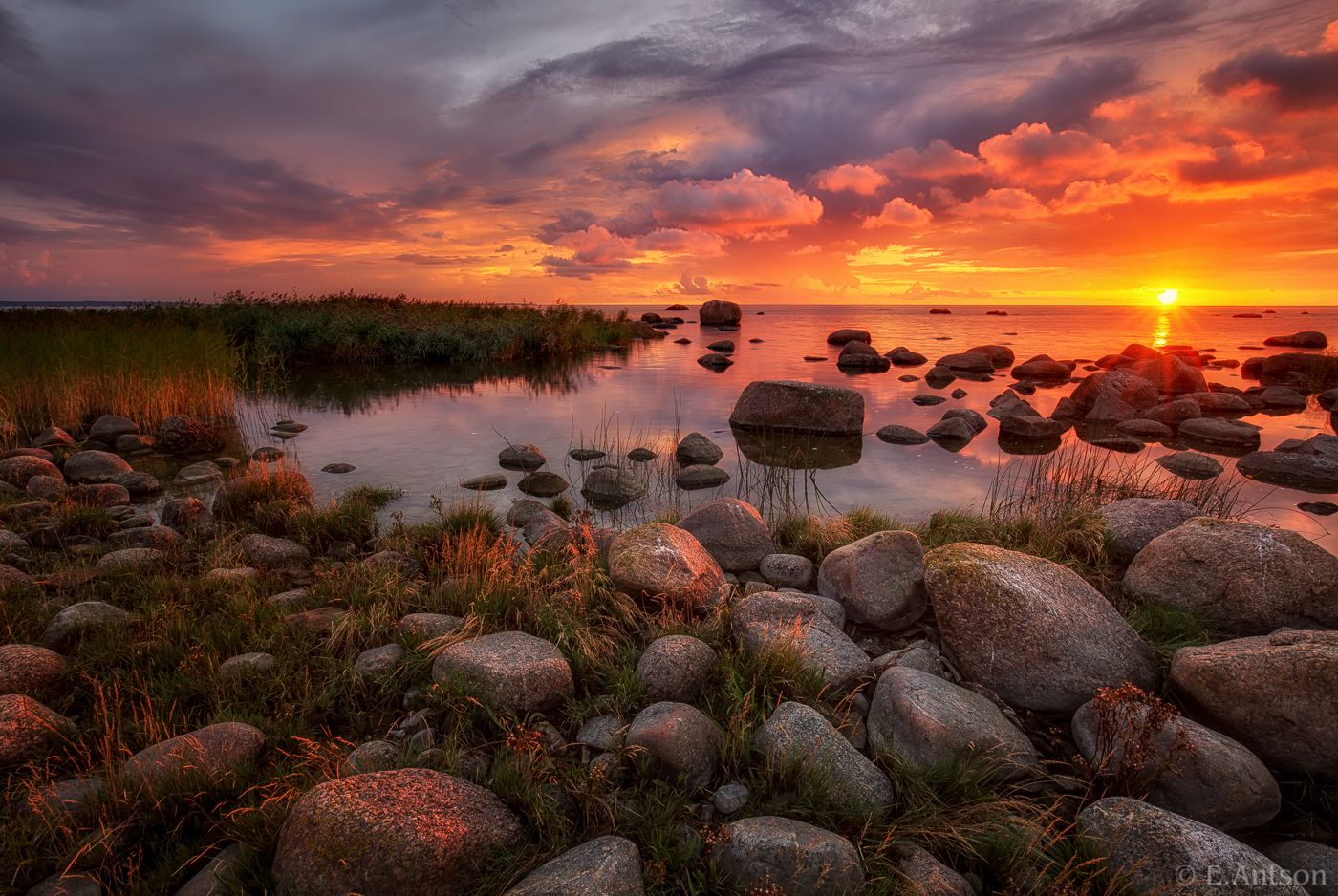 пейзаж, природа, море, эстония, закат, свет, elvis antson, балтийское море, финский залив, Antson Elvis