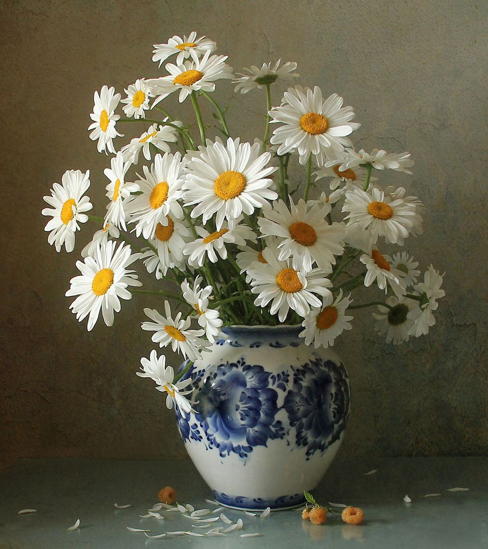 натюрморт, цветы, полевые цветы, лето, марина филатова, ромашки, Марина Филатова
