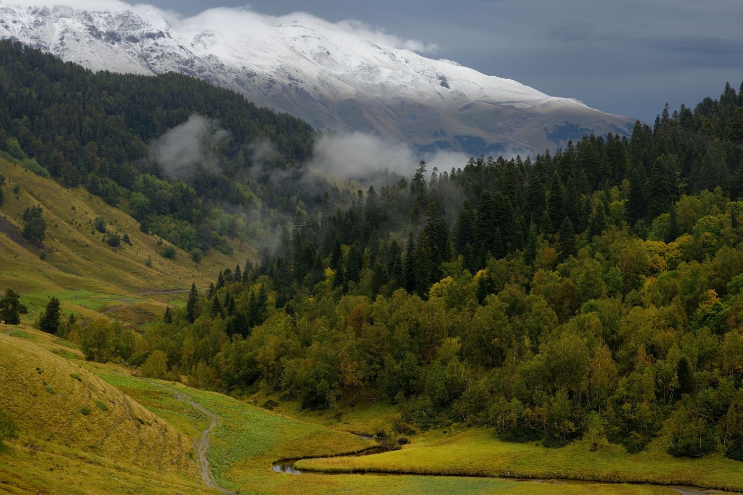 горы осень архыз, Александр Жарников