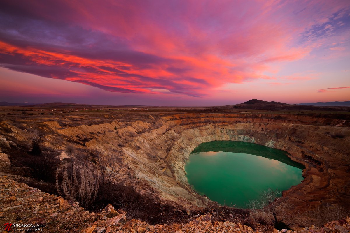 Copper mine, Landscapes, Sunset, Николай Сираков
