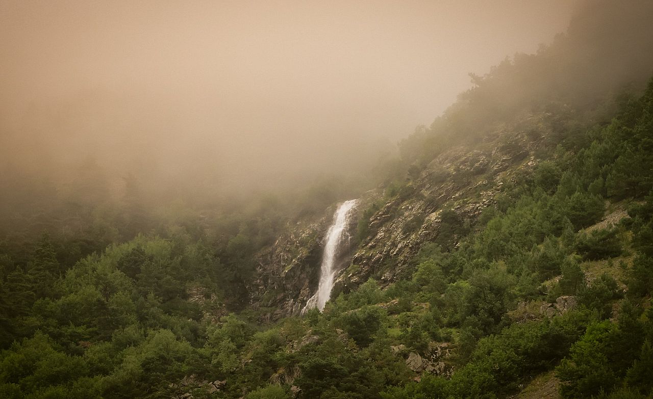 Кавказ водопад, Фото горы, Шарапов Сергей