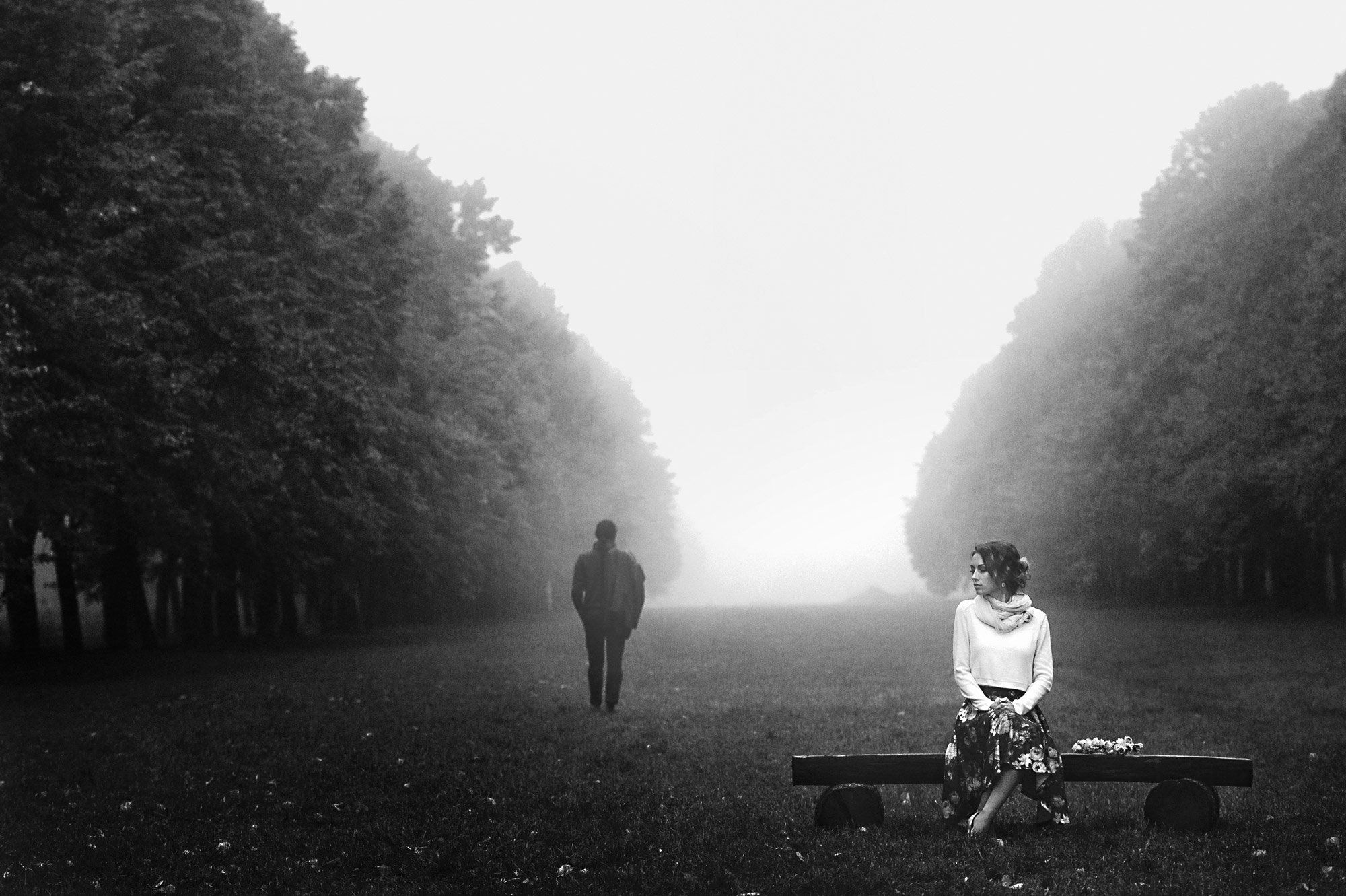 Black & white, Love, Nikon, Silence, Story, Андрей Лободин