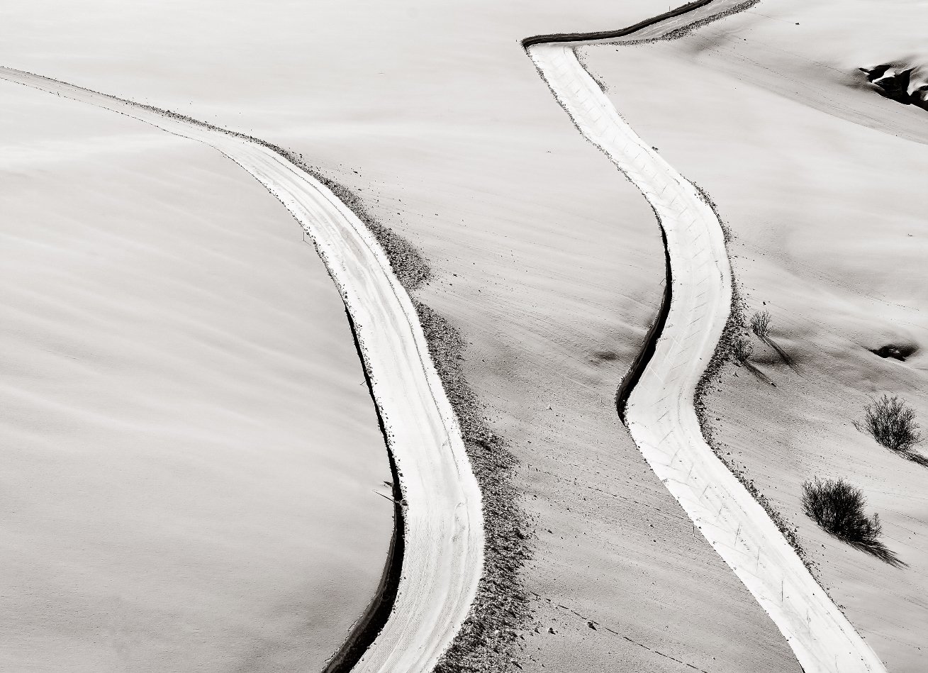 Bianco, Minimal, Neve, Ombre, Strade, paologr63