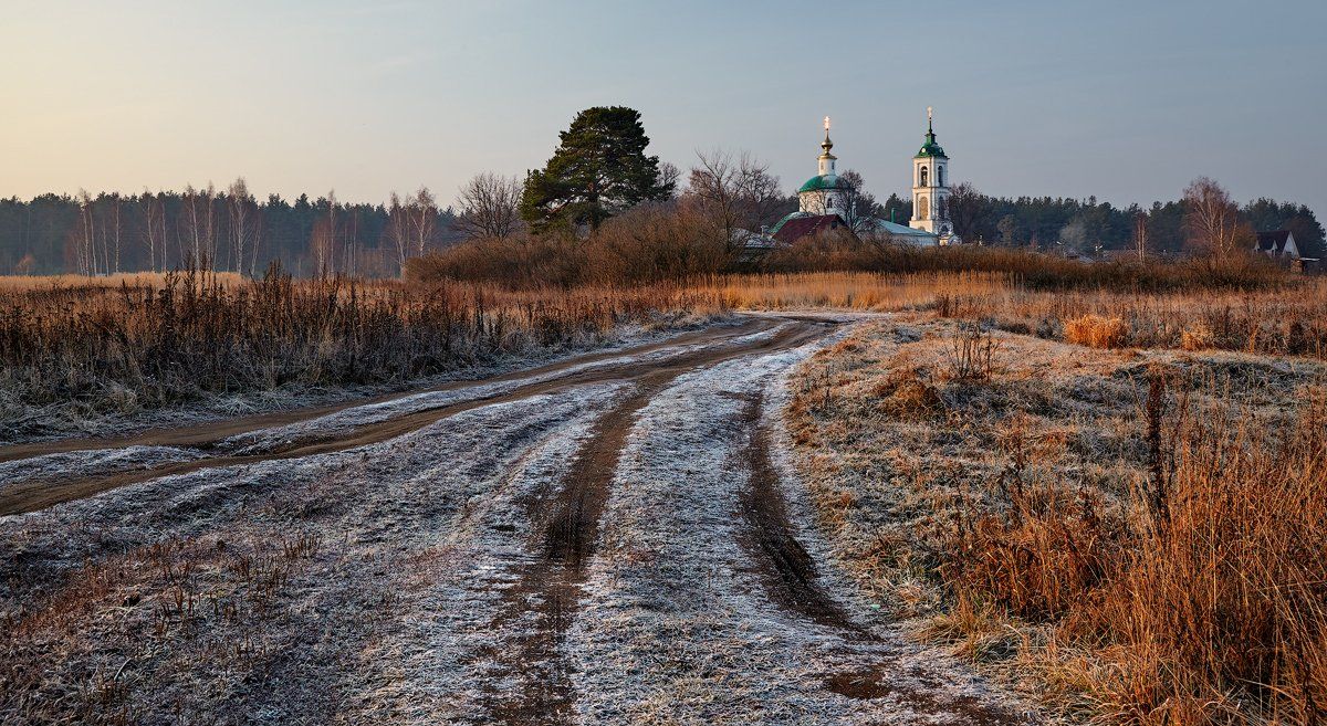 Церкви России поздняя осень