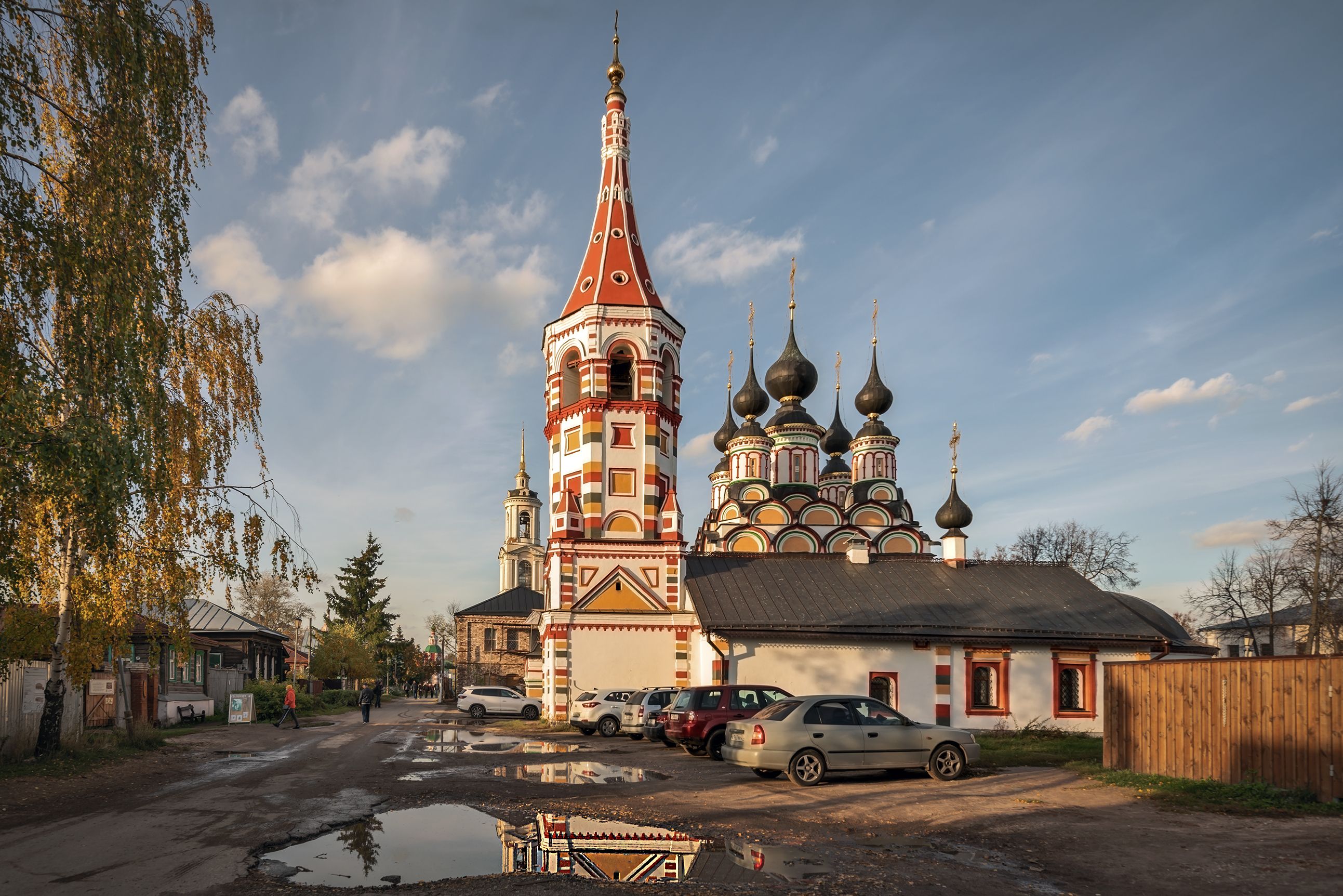 суздаль., яркая, золотая, осень, отражение., Бирюков Вячеслав