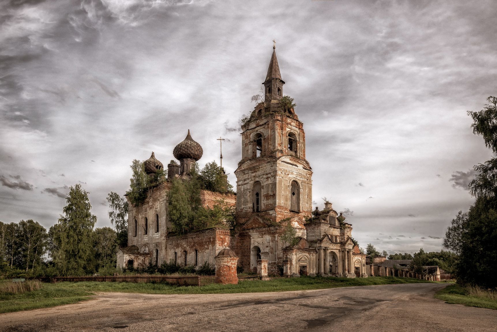 Храм, Веретея, развалины, старина, церковь, колокольня., Сергей Аникин