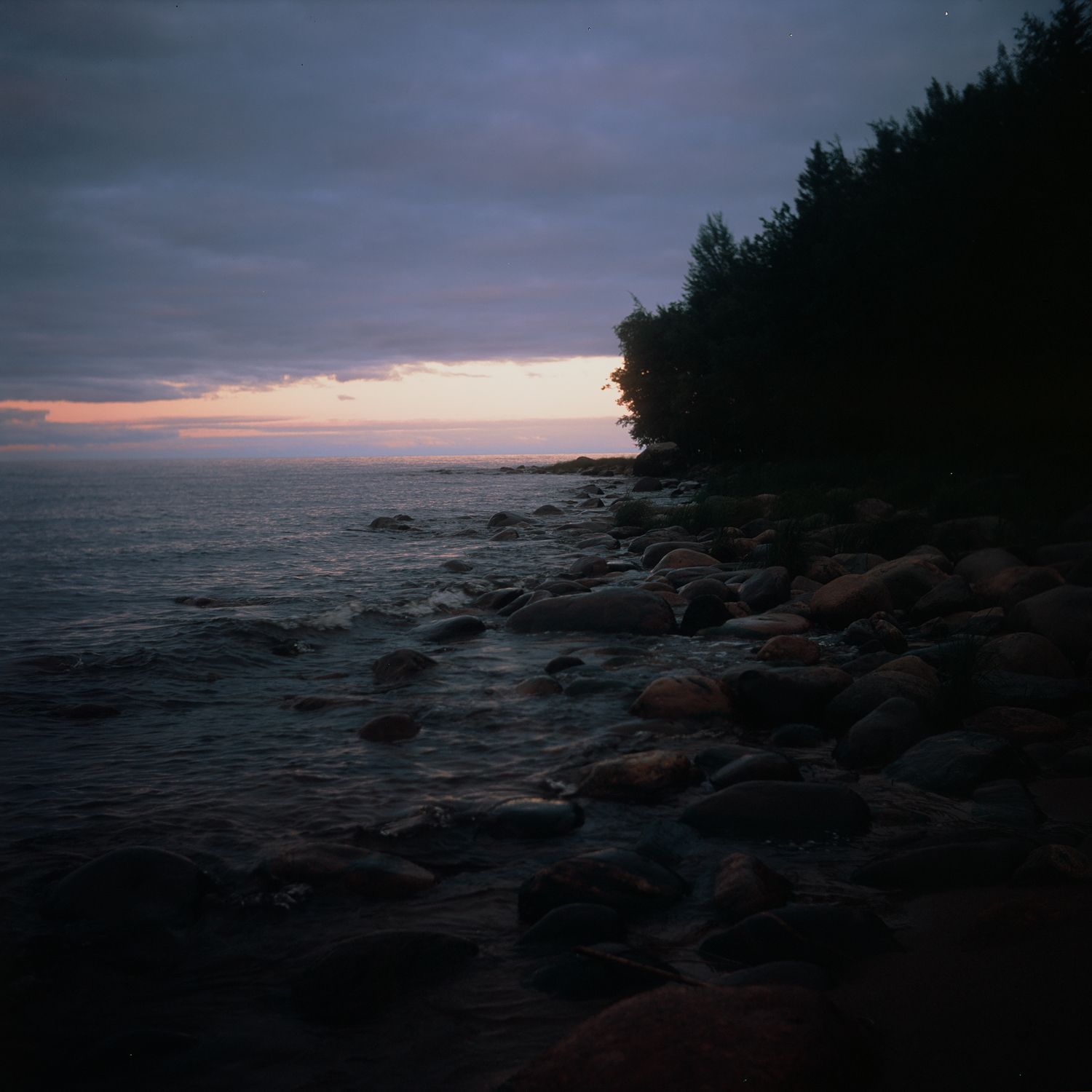 pentacon, sunset, landscape, nature, beach, ladoga, 6x6 film, film, filmphotography, Катерина 2ka