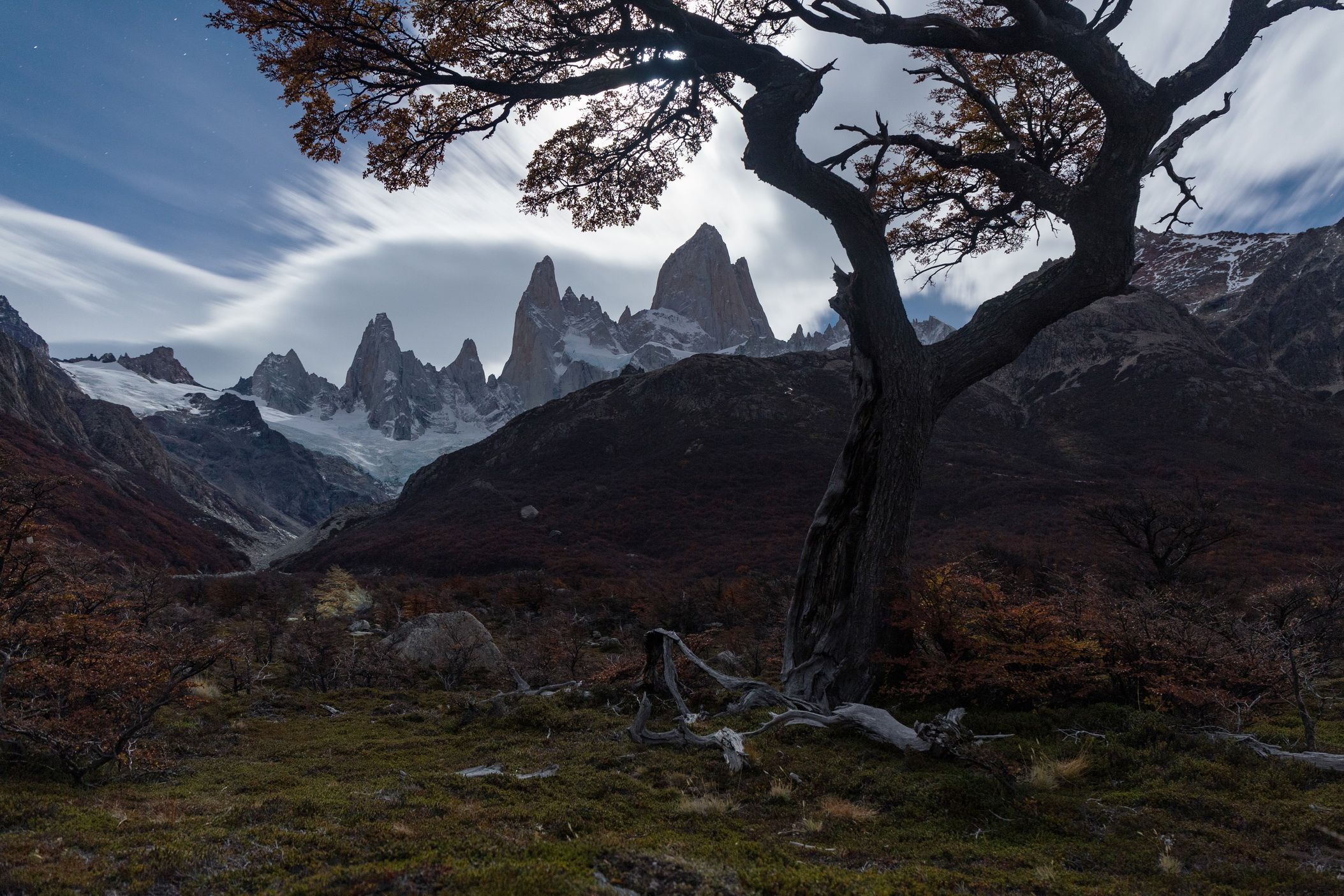 argentina, night, mountain, patagonia, Михаил Конарев