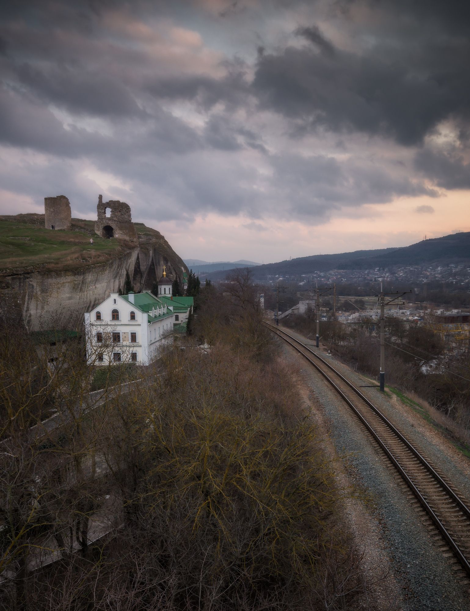 крым, инкерман, монастырь, каламита, закат,, Черкасов Сергей