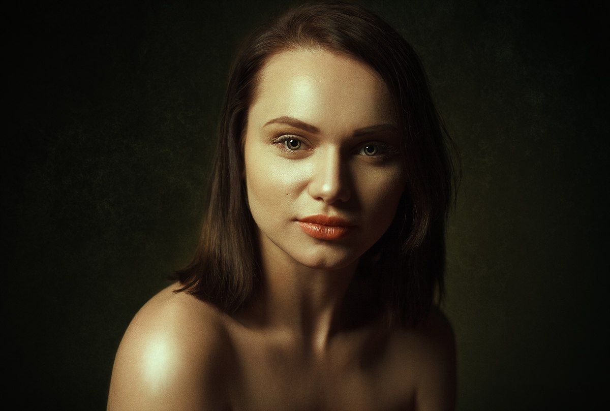 женский портрет, Денис Поликарпов