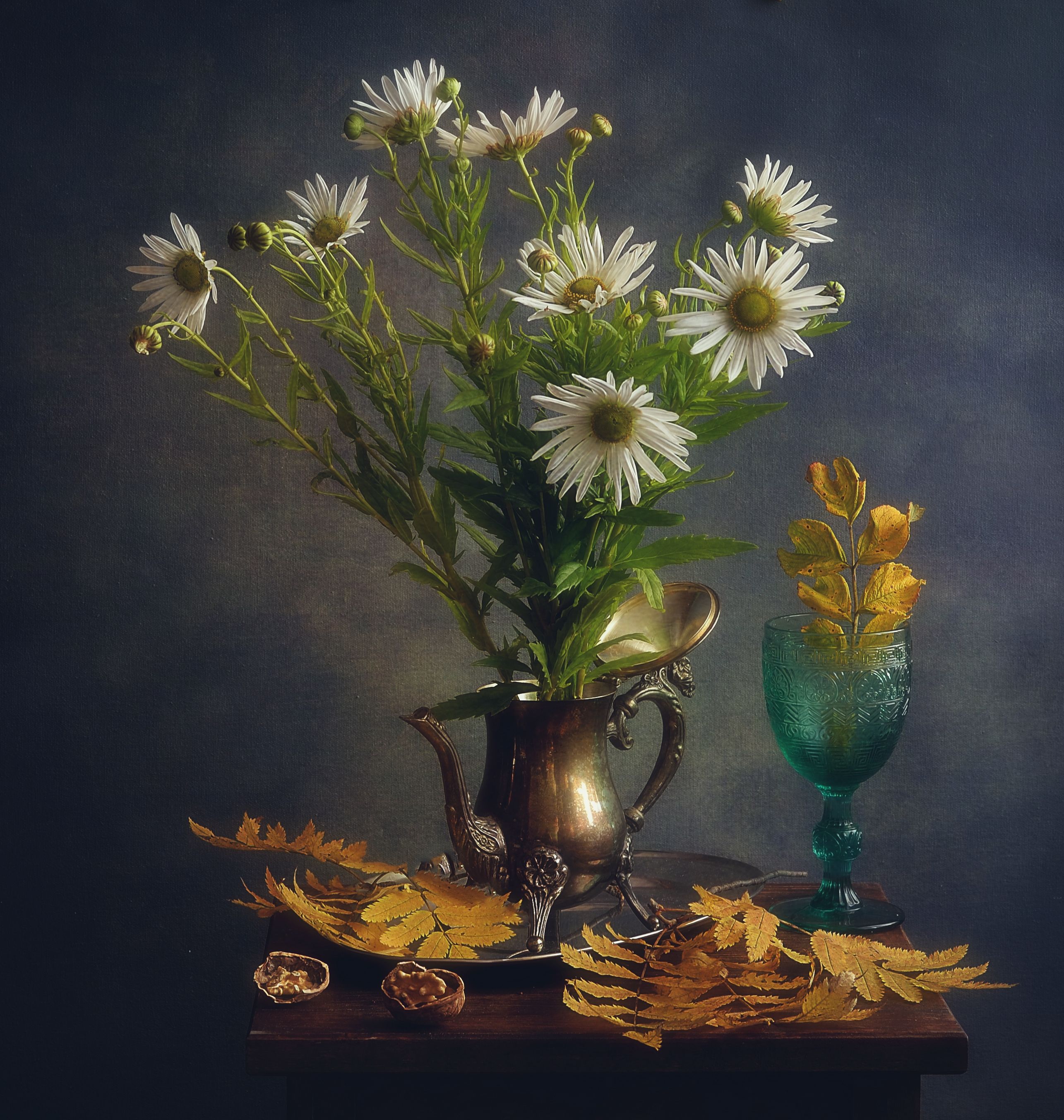 натюрморт,цветы,букет,осень,хризантема, Наталия К