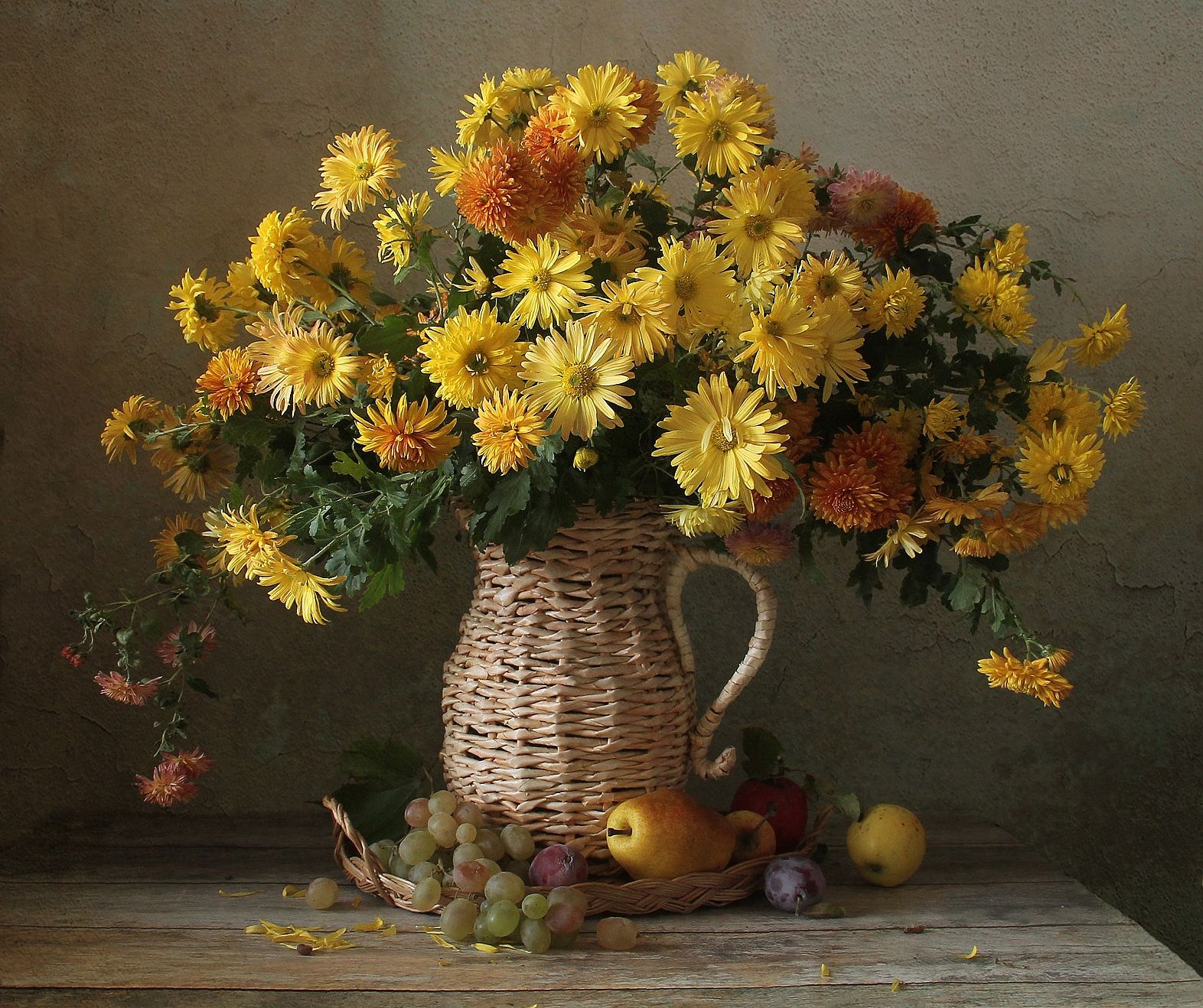 натюрморт, цветы, полевые цветы, осень, марина филатова, Марина Филатова