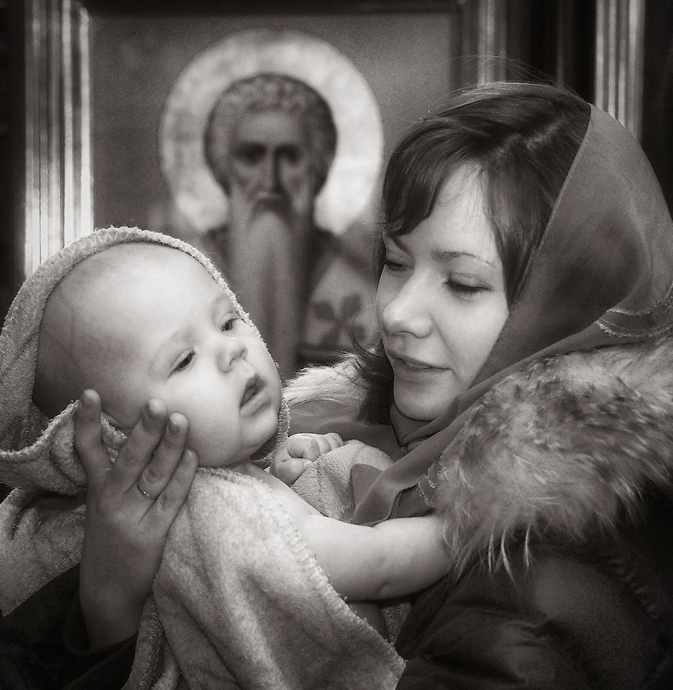 младенец, икона, крестины , Сергей Аникин
