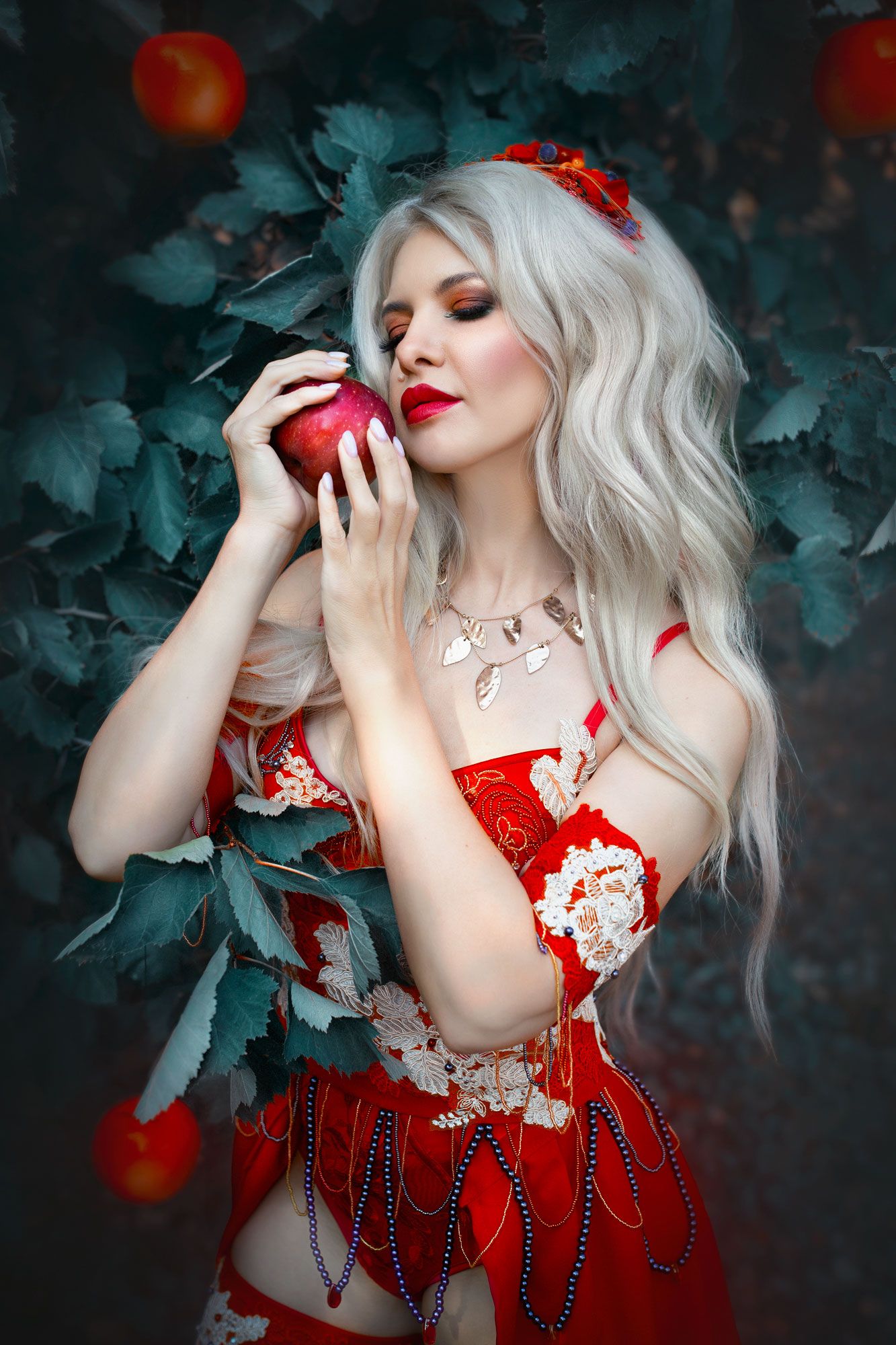 фотограф юлия дюдина, фотосессия с яблоками, Julia Dyudina