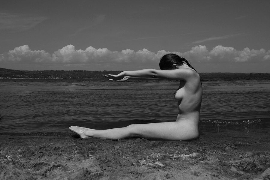 art nude, fine art nude, bw nude photo, conceptual, minimalism nude, nude in the landscape, surreal nude, conceptual nude, figurative nude, Mikhail Faletkin