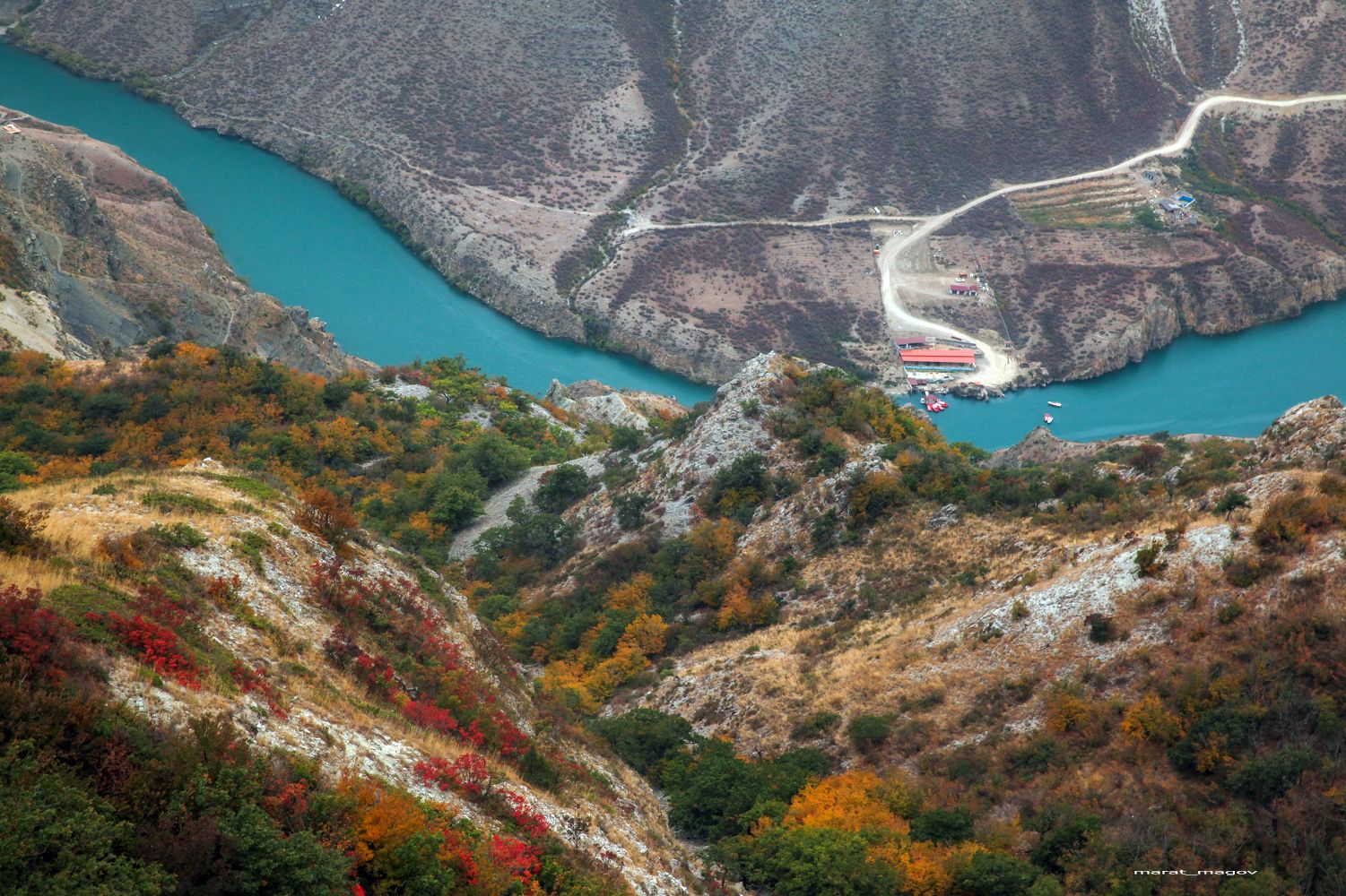 каньон,сулак,река,осень,дагестан,пейзаж,, Magov Marat