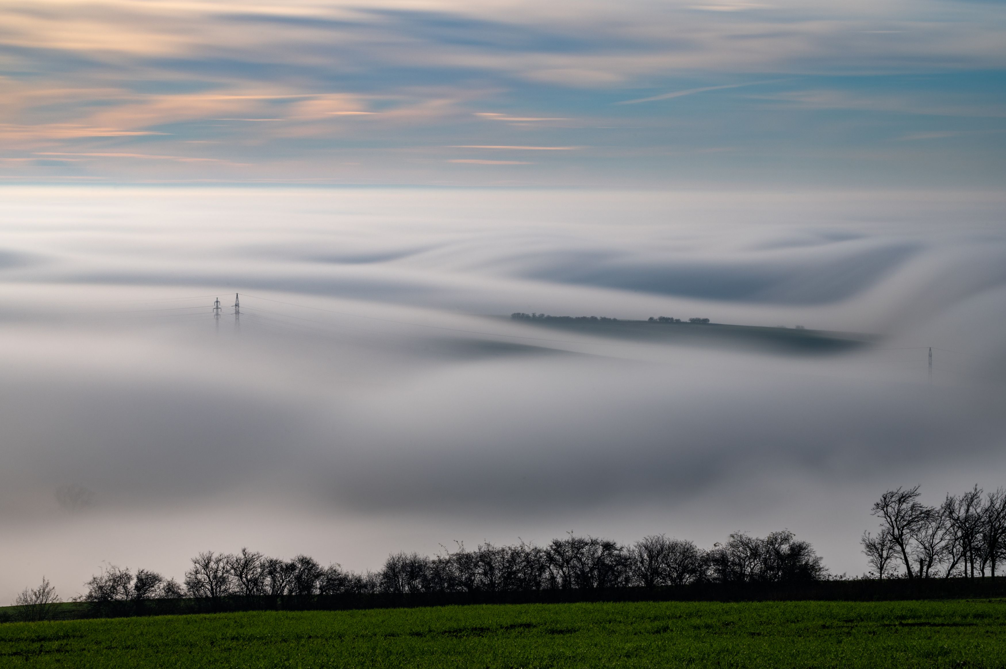 fog, morning, sky, landscape, nikon, sigma, Stanislav Judas