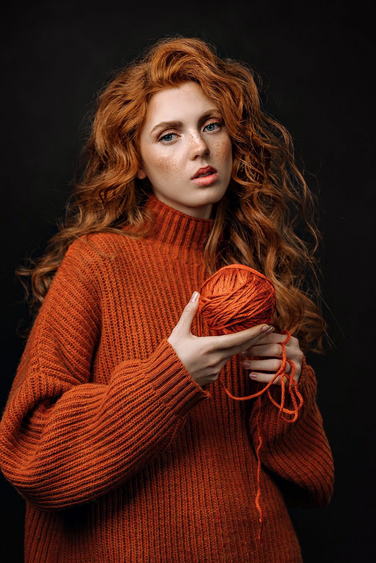 Девушка рыжая redhead girl, Иваницкий Станислав