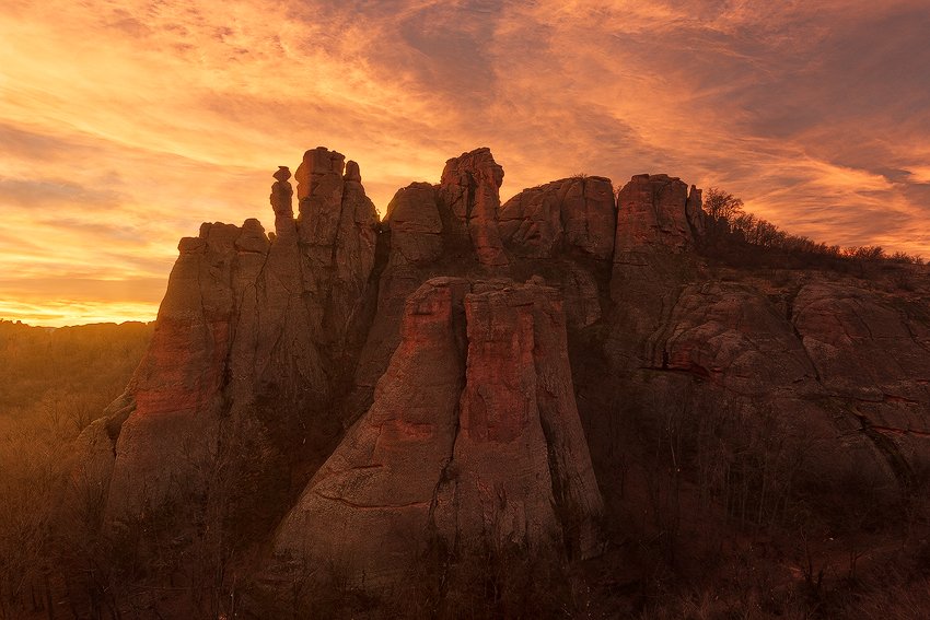 11-16, 60D, Belogradchik, Belogradchik rocks, Bulgaria, Canon, Clouds, Dramatic, Fire, Glow, Landscape, Nature, Orange, Rocks, Sky, Sunset, Tokina, Тихомир Младенов